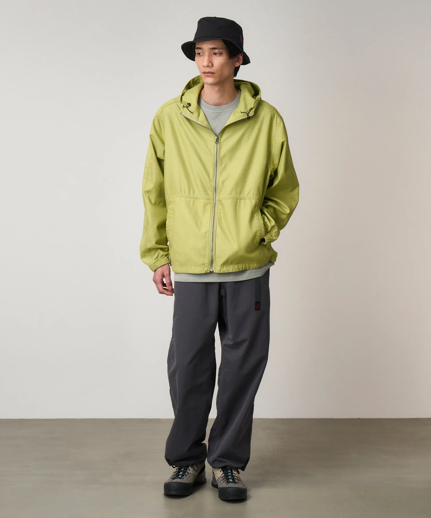 Gramicci Beach Hooded Jacket (Lime) - Image 3