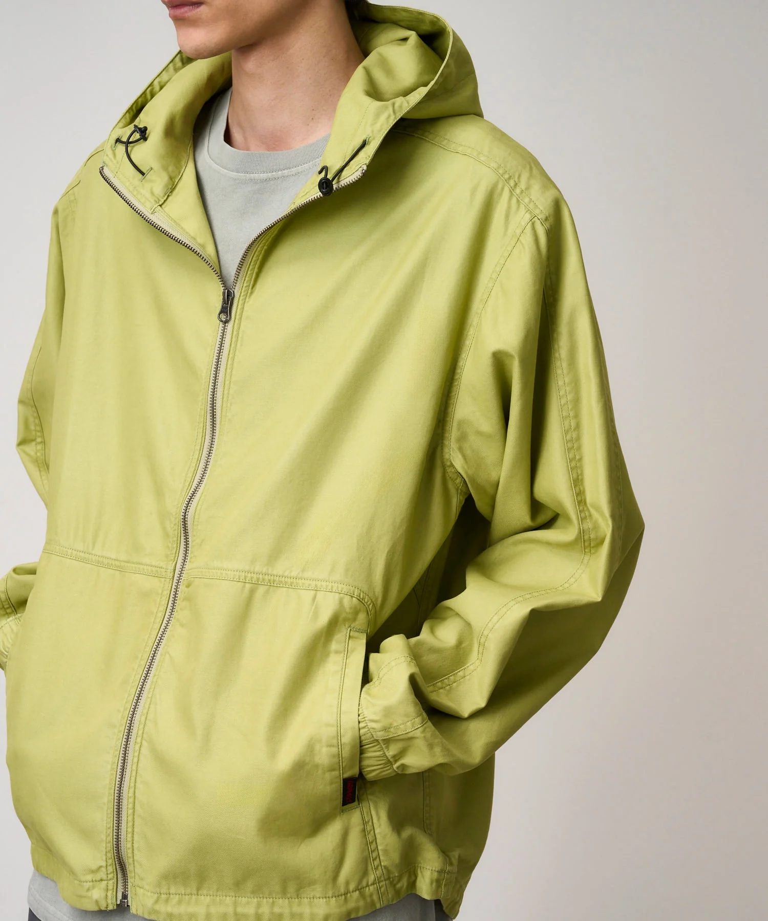 Gramicci Beach Hooded Jacket (Lime) - Image 6