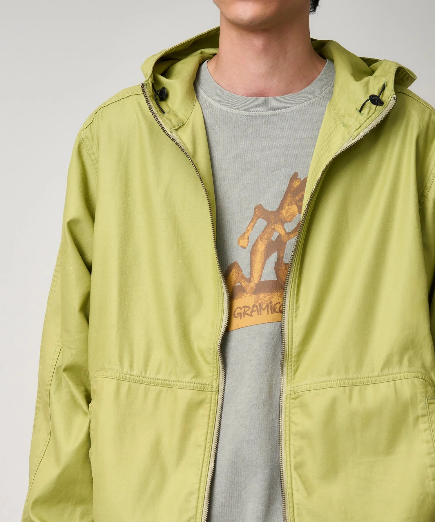 Gramicci Beach Hooded Jacket (Lime) - Image 7