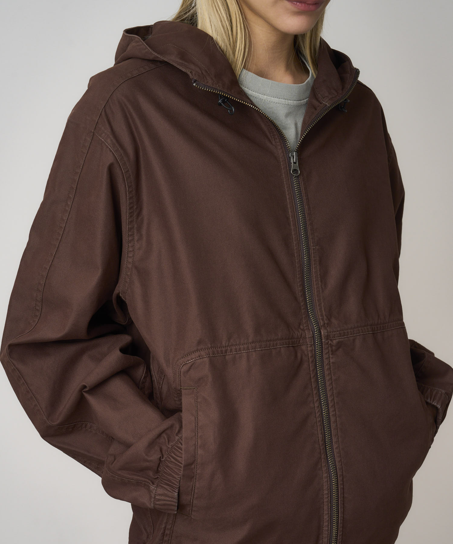 Gramicci Beach Hooded Jacket (Tobacco) - Image 3