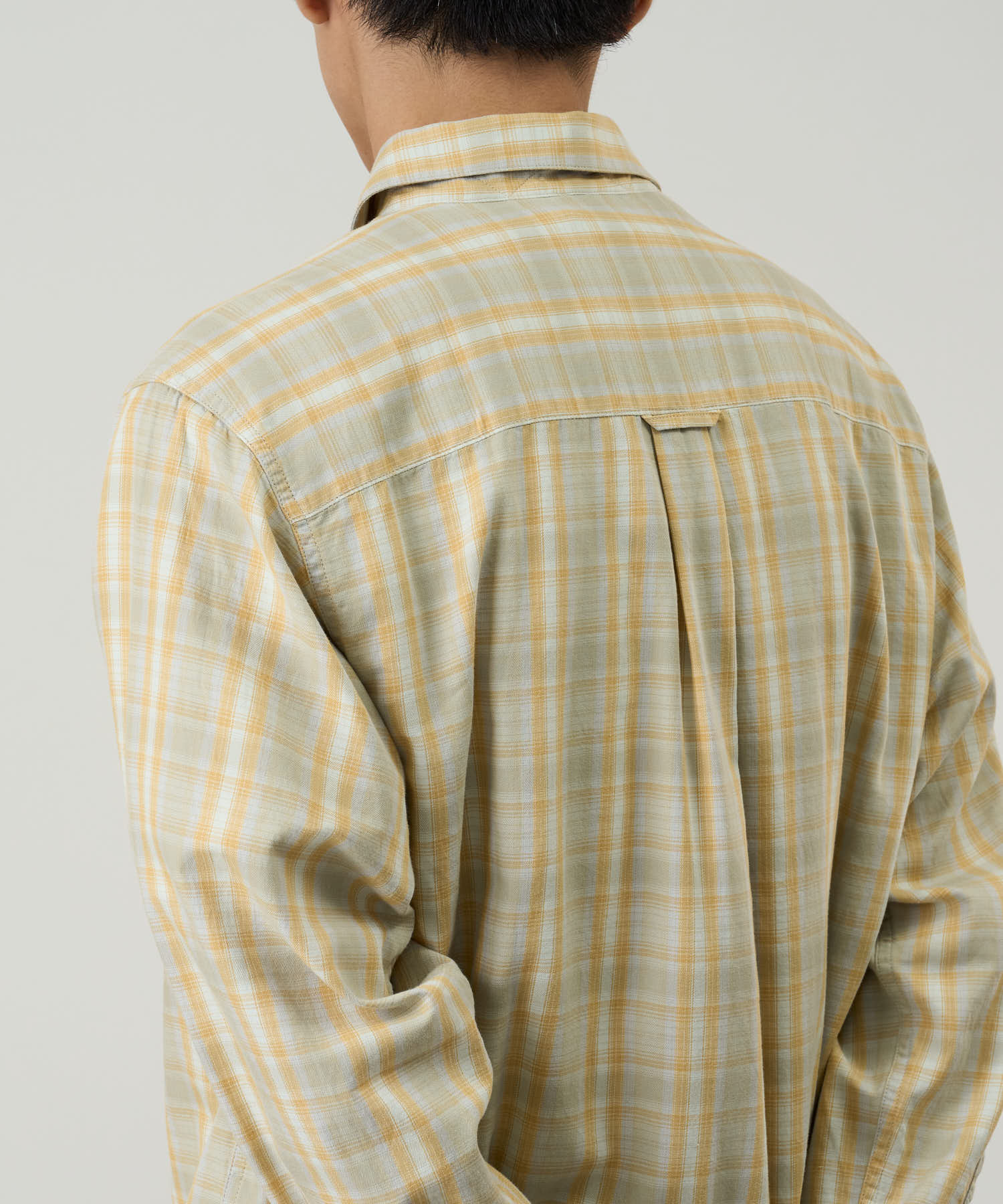 Gramicci Checkered Ombre Shirt (Mustard) - Image 3
