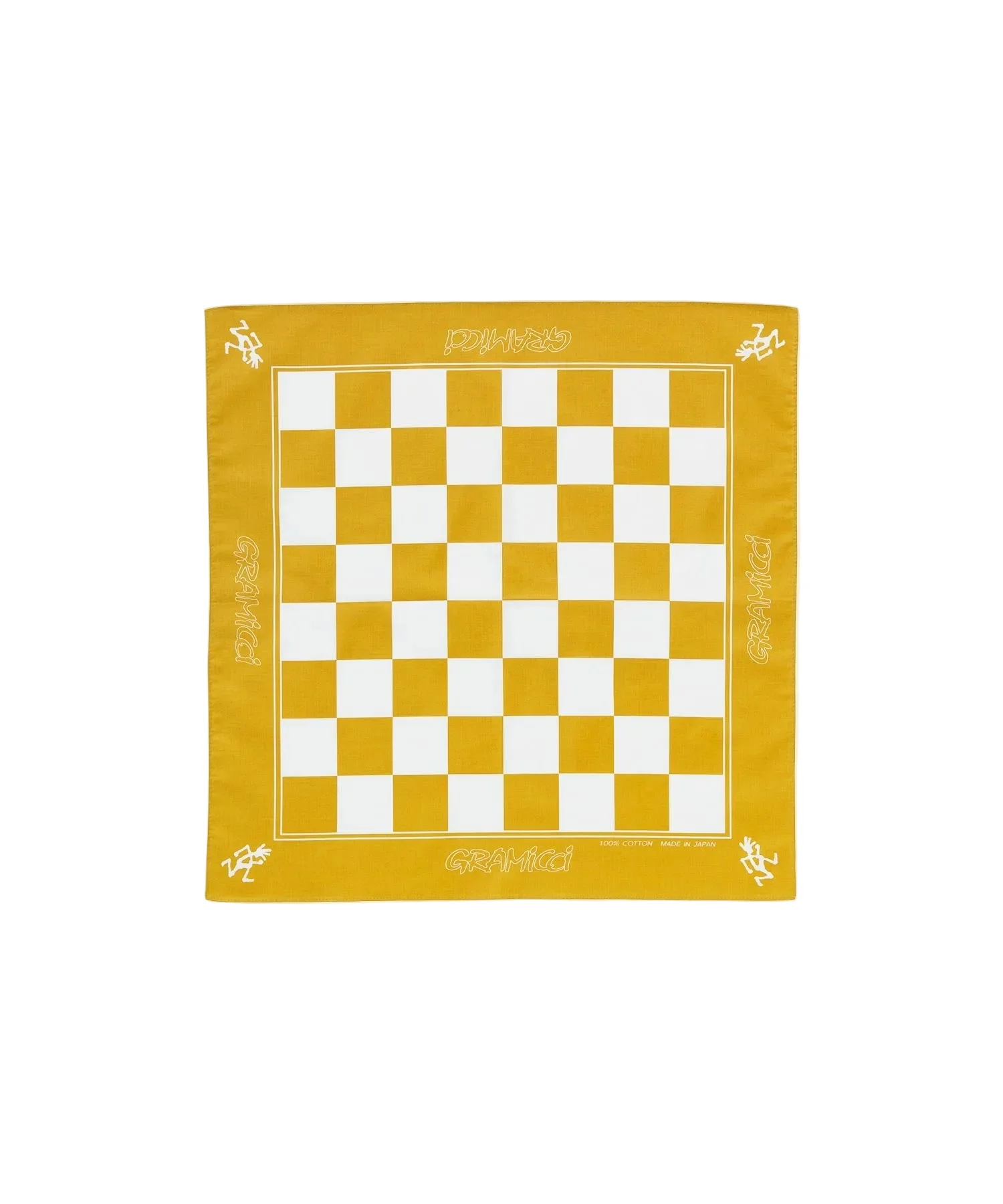 Gramicci Checkers Bandana (Yellow Orange)