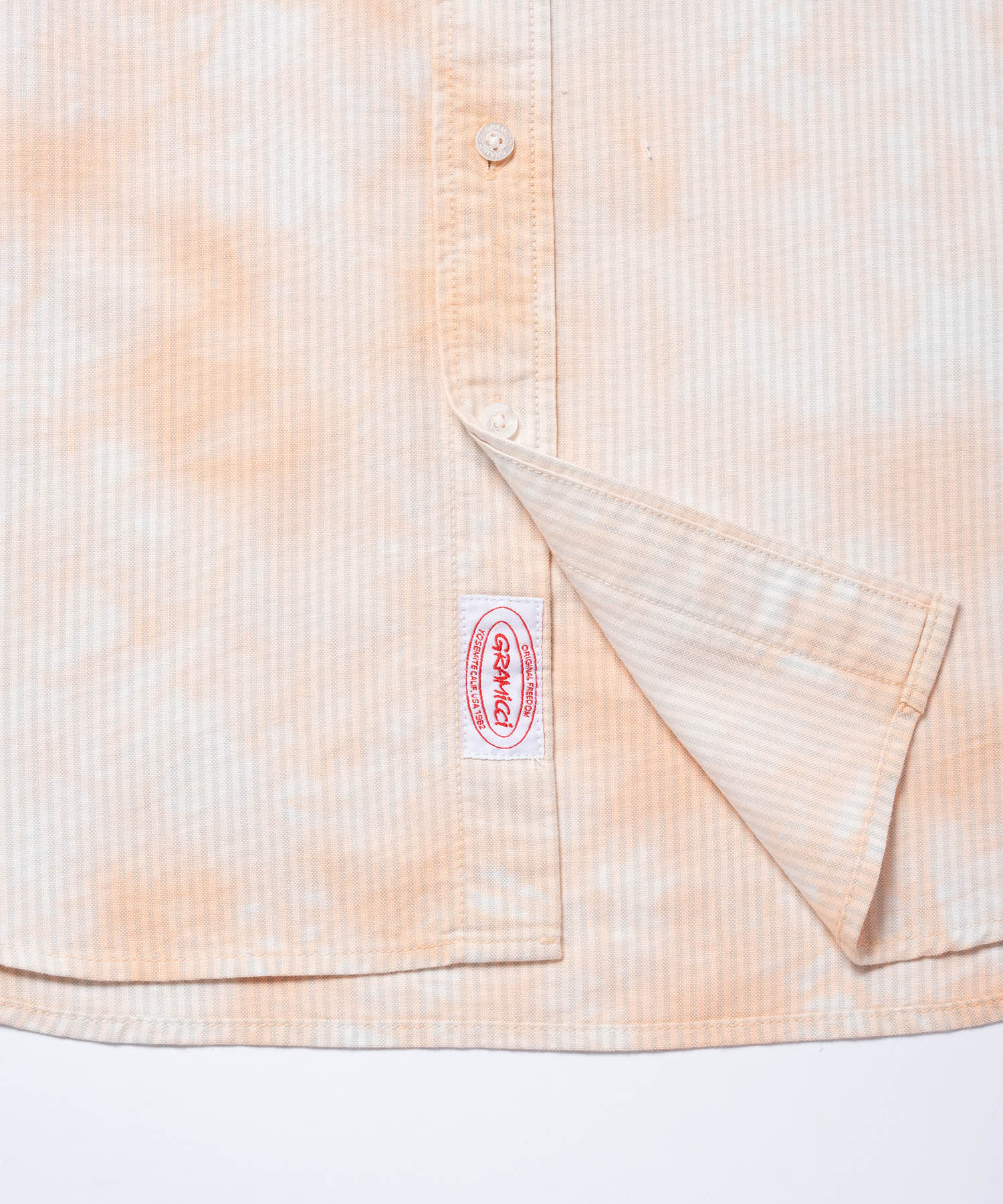 Gramicci Classic Oxford Bleached Shirt (Stripe) - Image 5