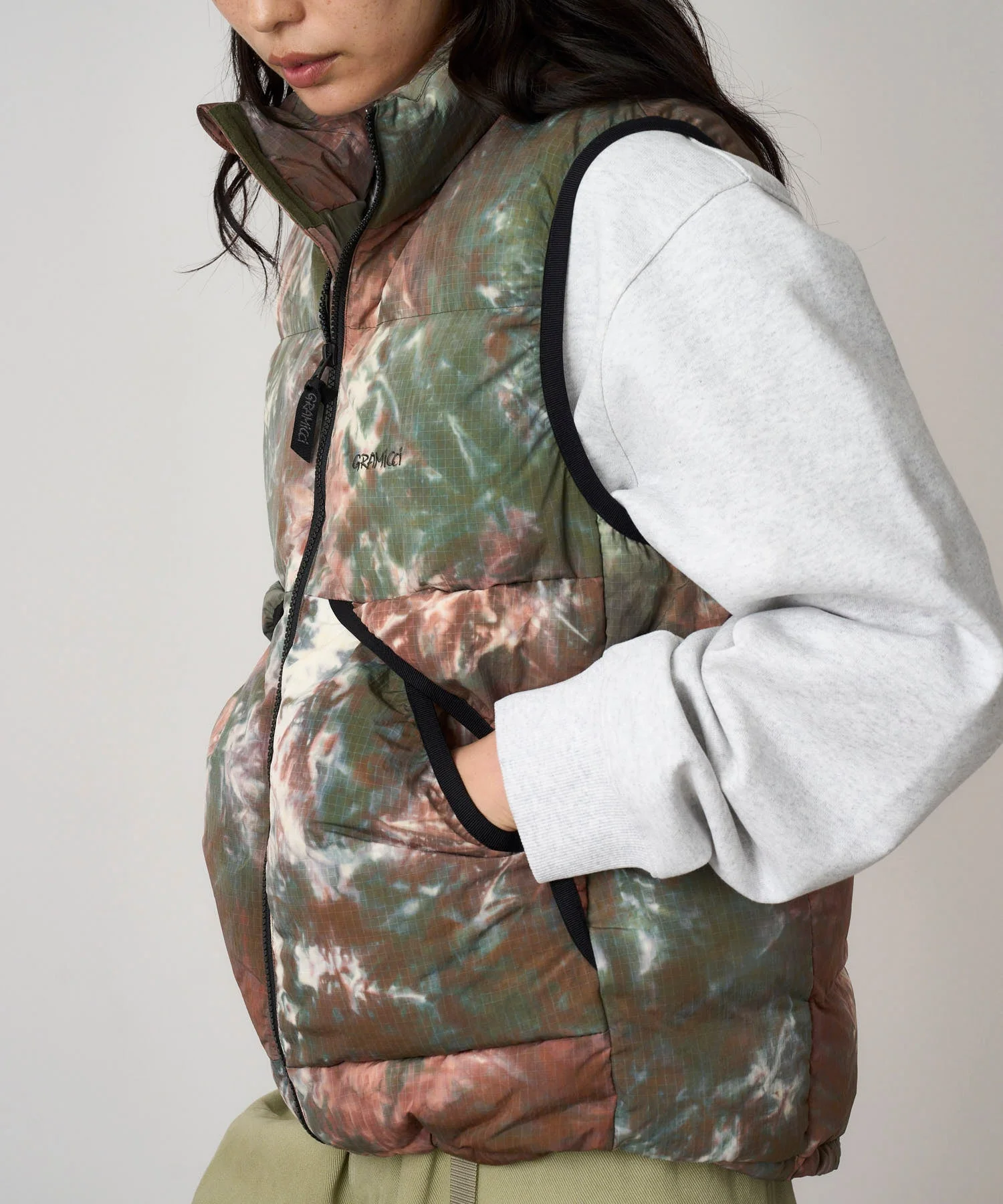 Gramicci Down Fill Puffer Vest (Tie-Dye) - Image 6