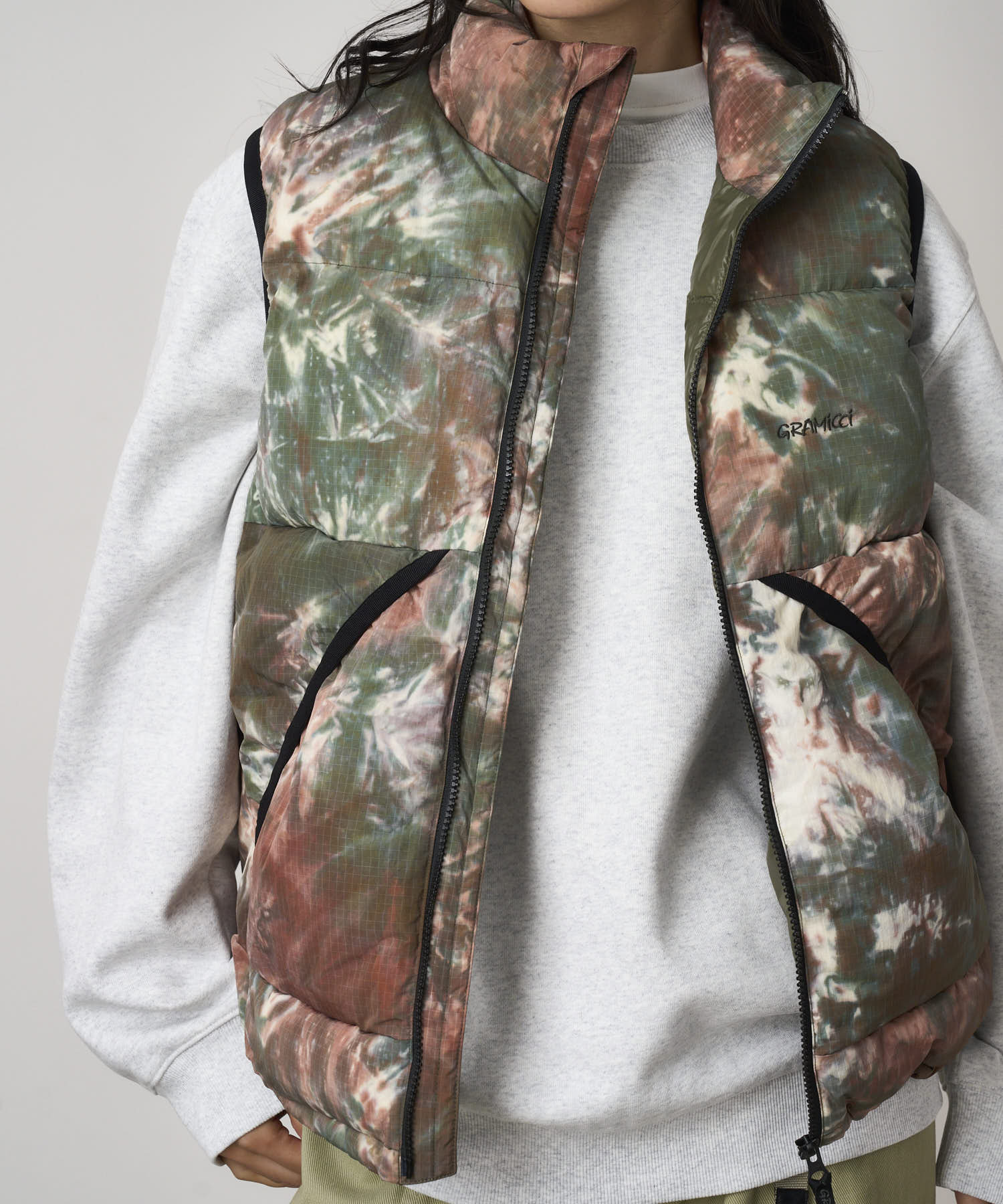 Gramicci Down Fill Puffer Vest (Tie-Dye) - Image 7
