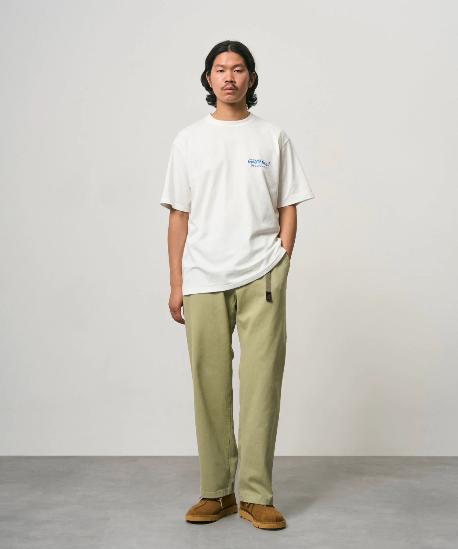 Gramicci Earth Tee (White) - Image 3