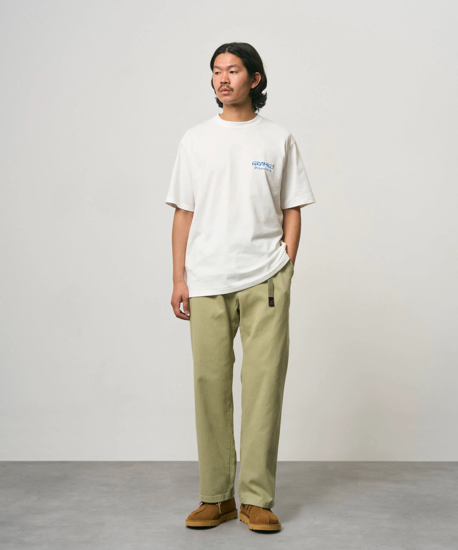 Gramicci Earth Tee (White) - Image 4