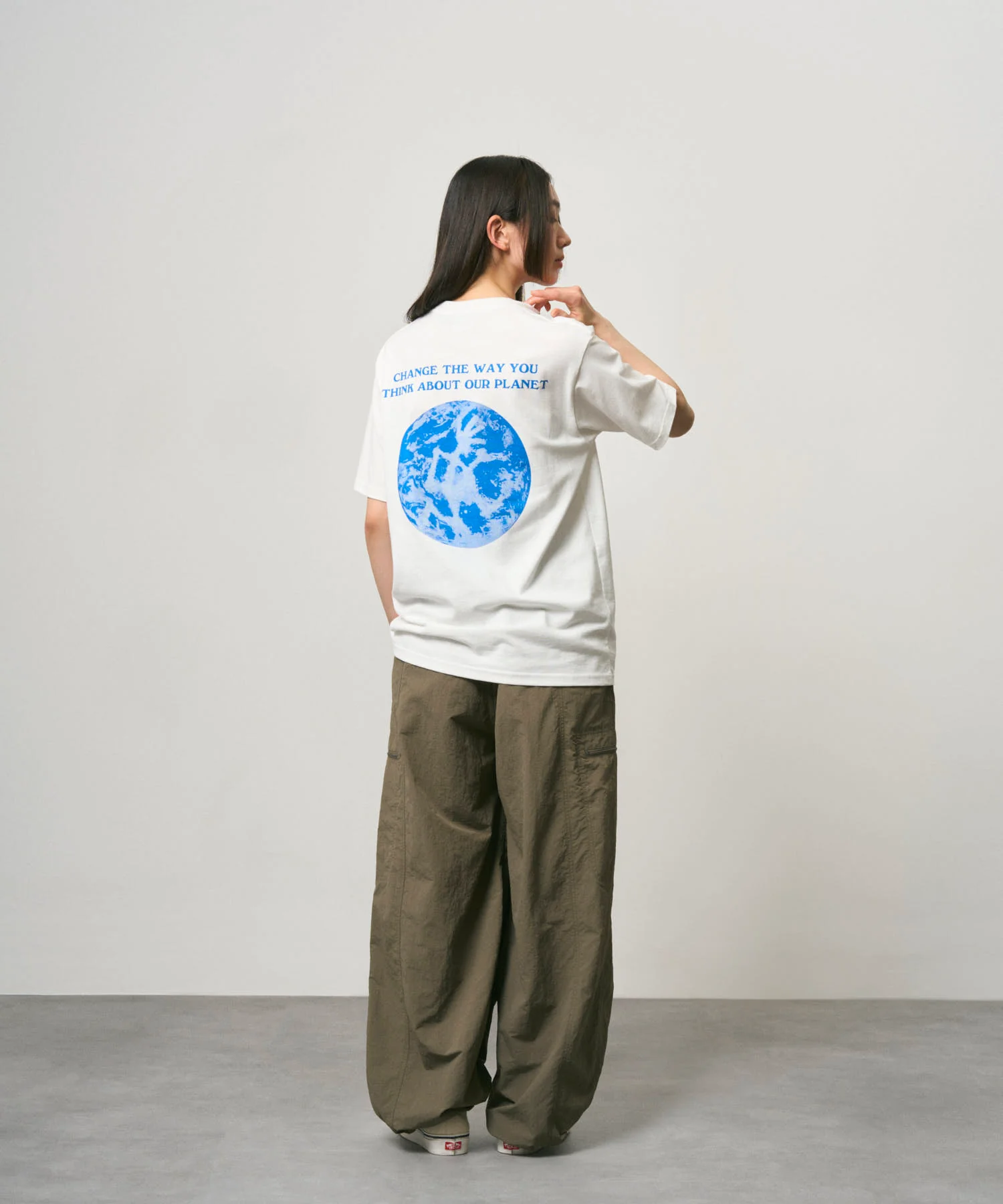 Gramicci Earth Tee (White) - Image 7