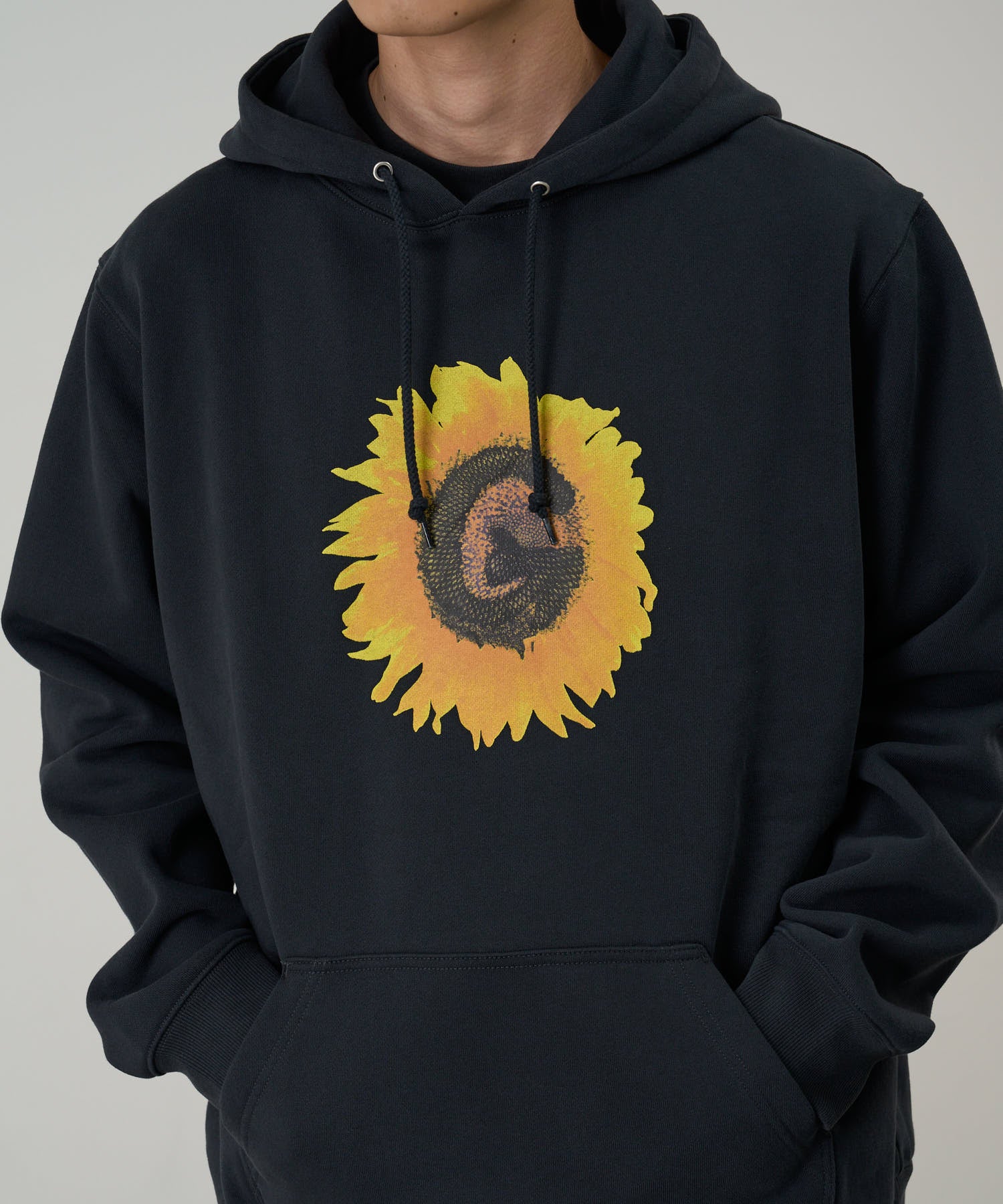 Gramicci G-Flower Hooded Sweatshirt (Vintage Black) - Image 3
