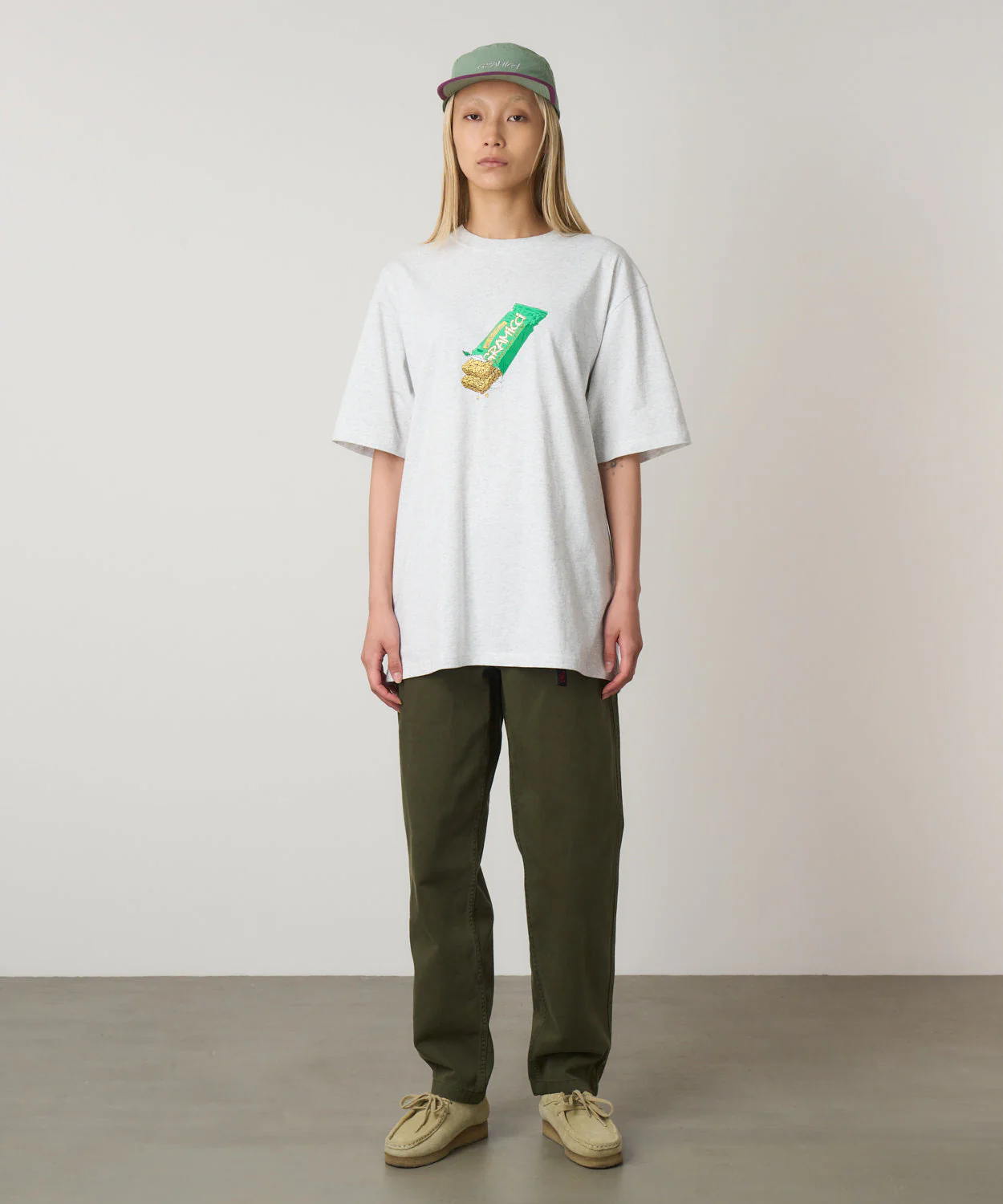 Gramicci Granola Tee (Heather Ash) - Image 3