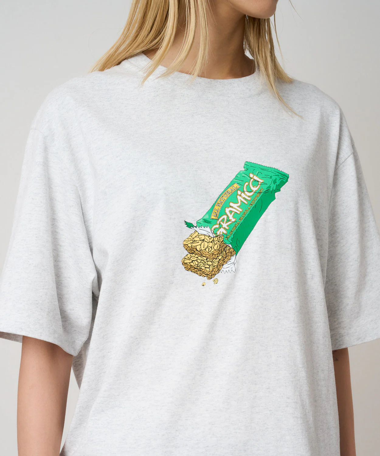 Gramicci Granola Tee (Heather Ash) - Image 6