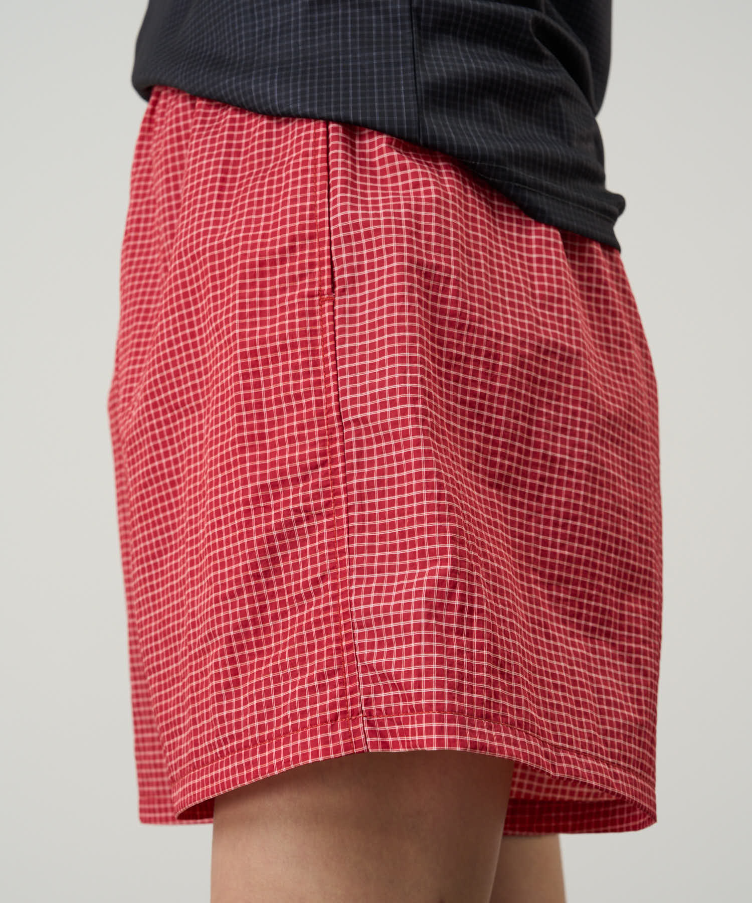 Gramicci Grid Swim Shorts (Red) - Image 8