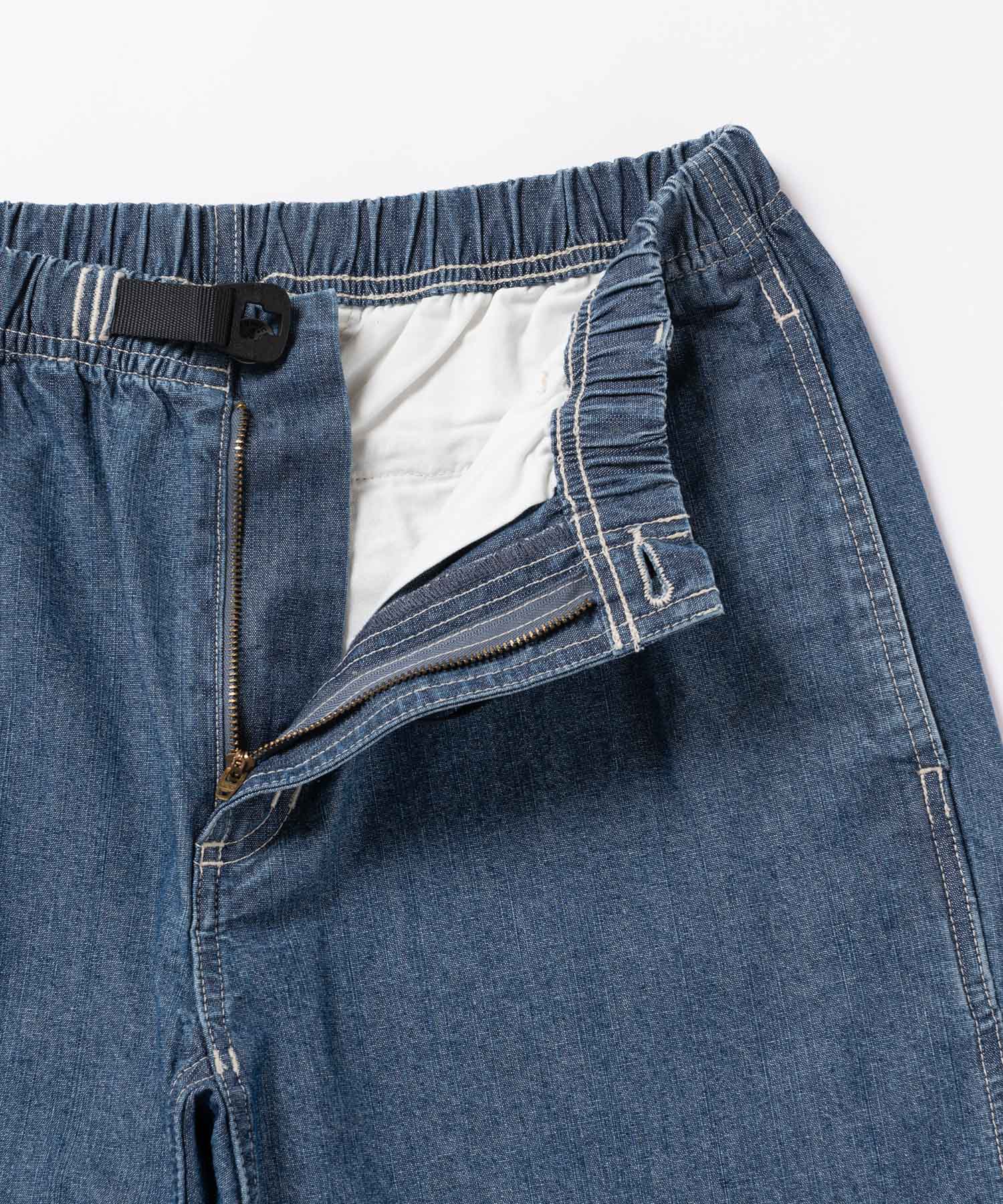 Gramicci Japanese Chambray Shorts (Blue) - Image 10
