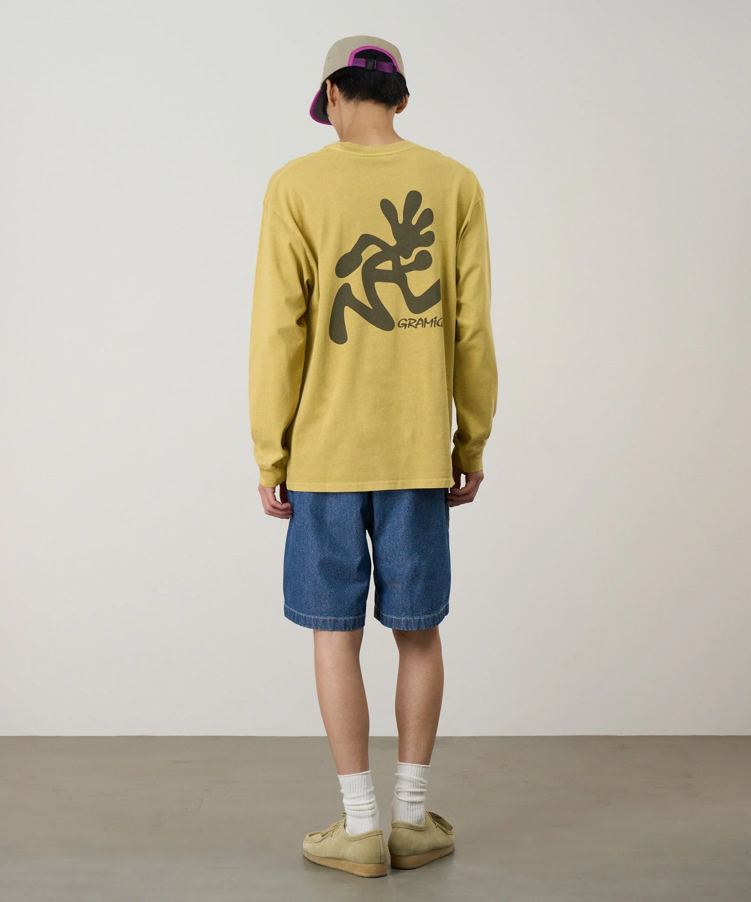 Gramicci Japanese Chambray Shorts (Blue) - Image 5