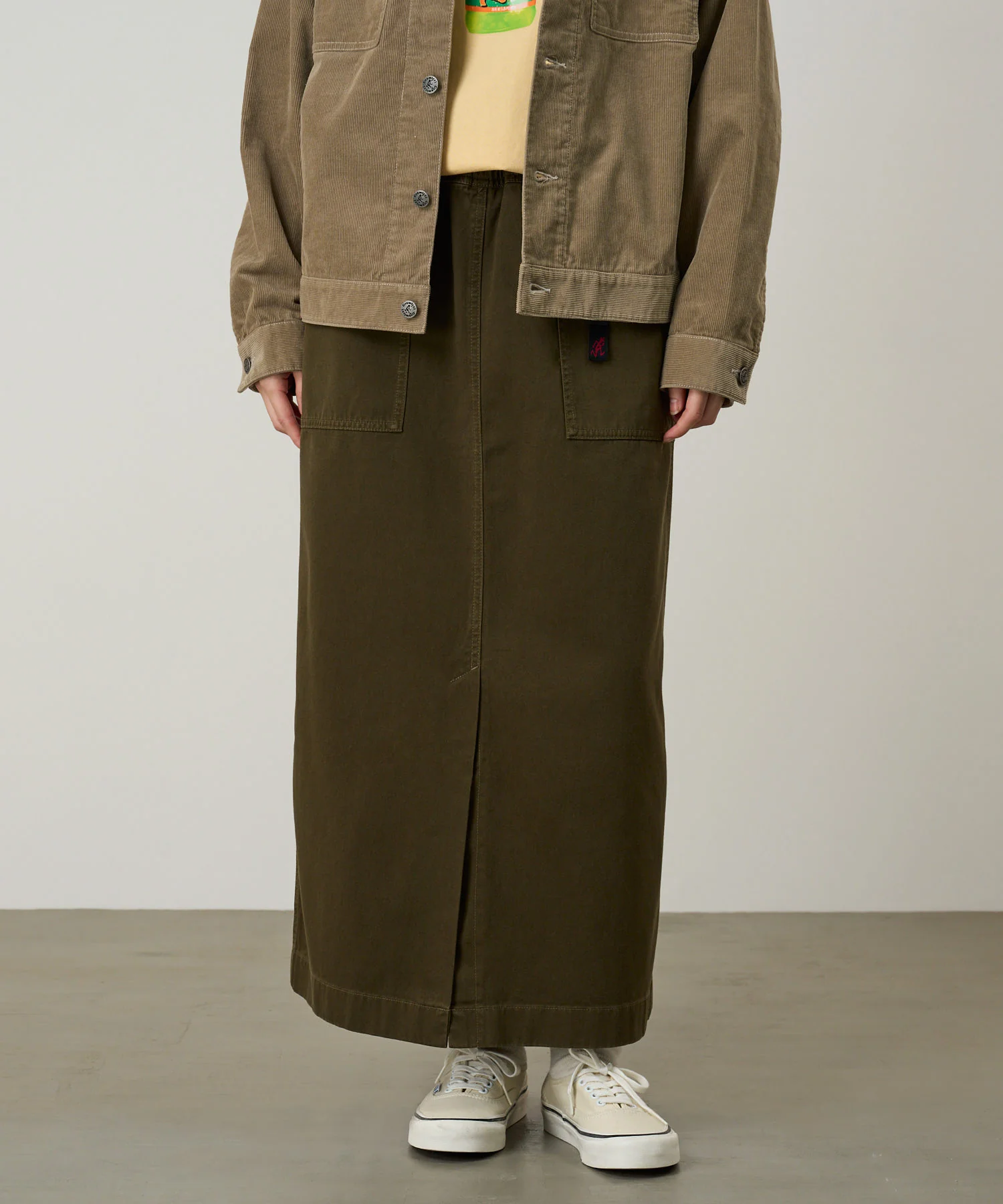 Gramicci Long Baker Skirt (Bark Pigment) - Image 3