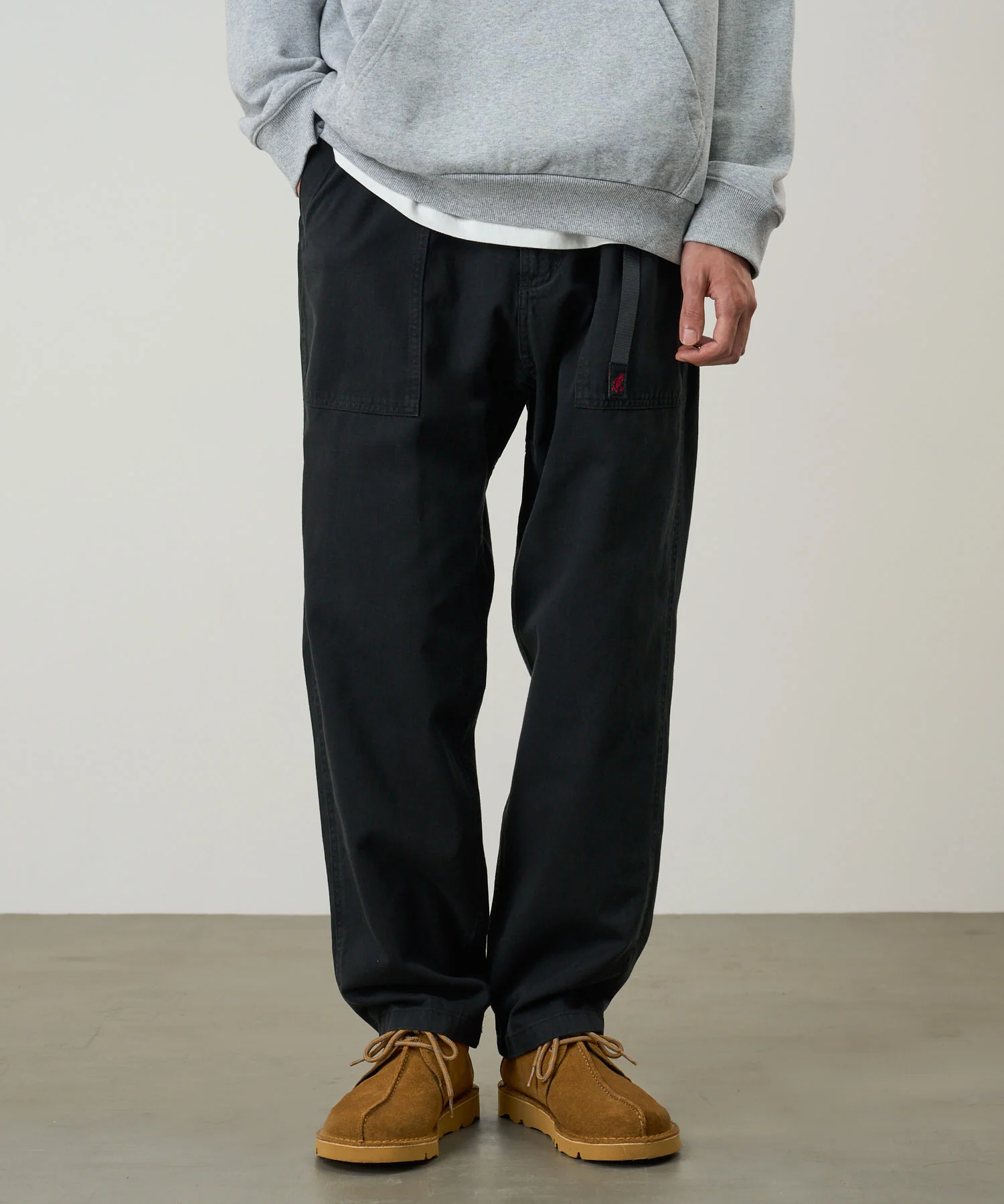 Gramicci Loose Tapered Ridge Pants (Black) - Image 3