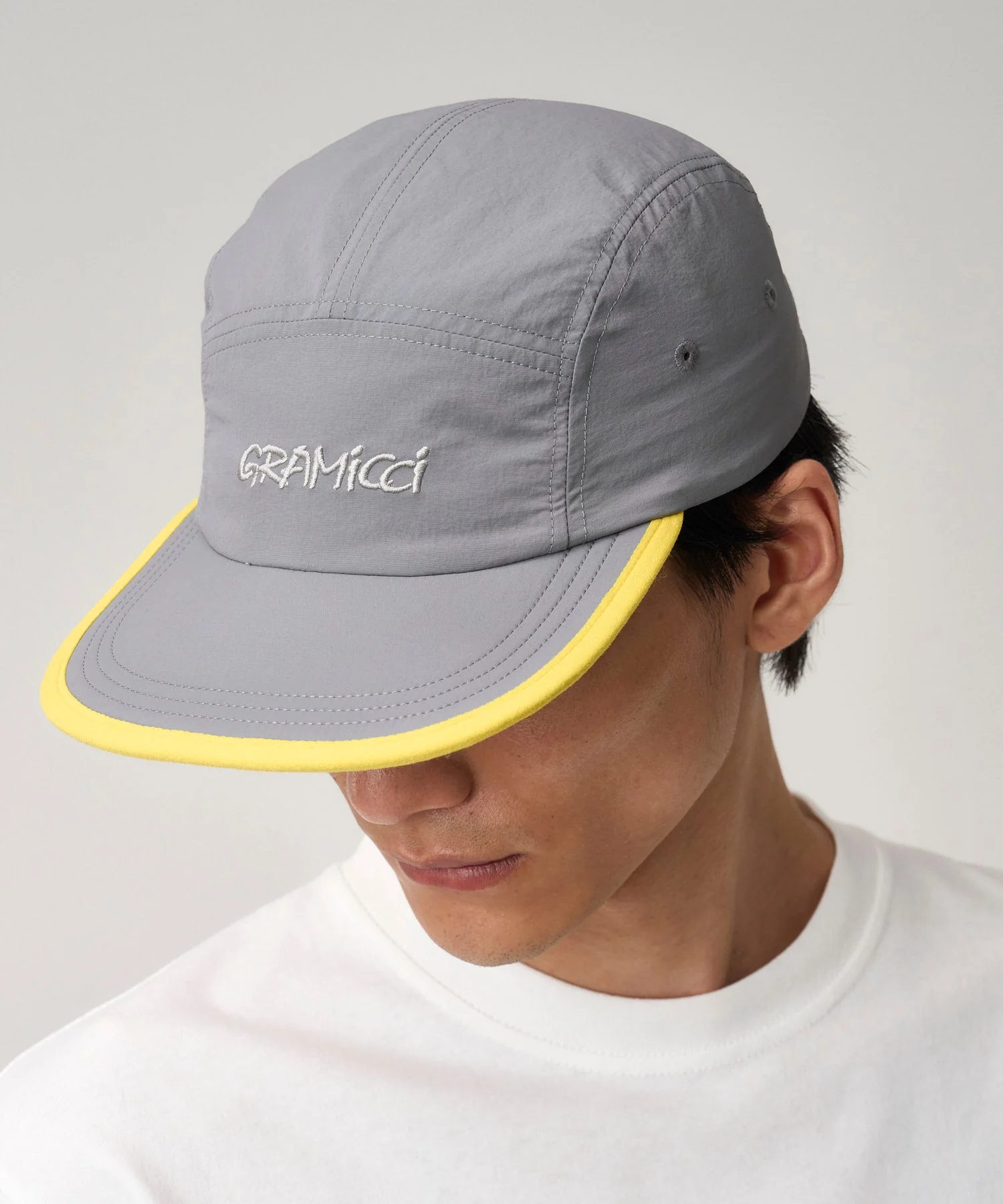 Gramicci Nylon 5 Panel Cap (Grey) - Image 2