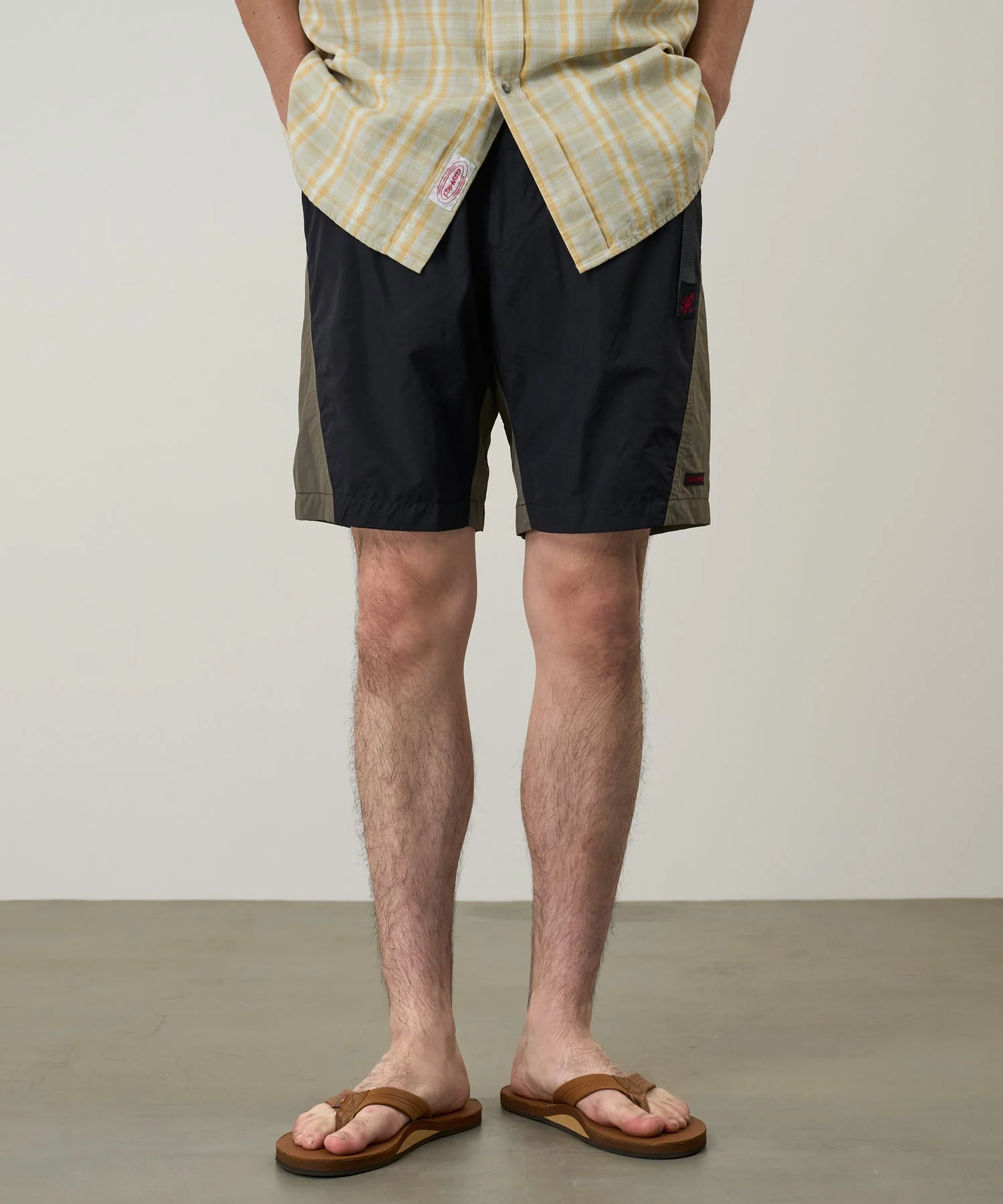 Gramicci Nylon Block Shorts (Black) - Image 3