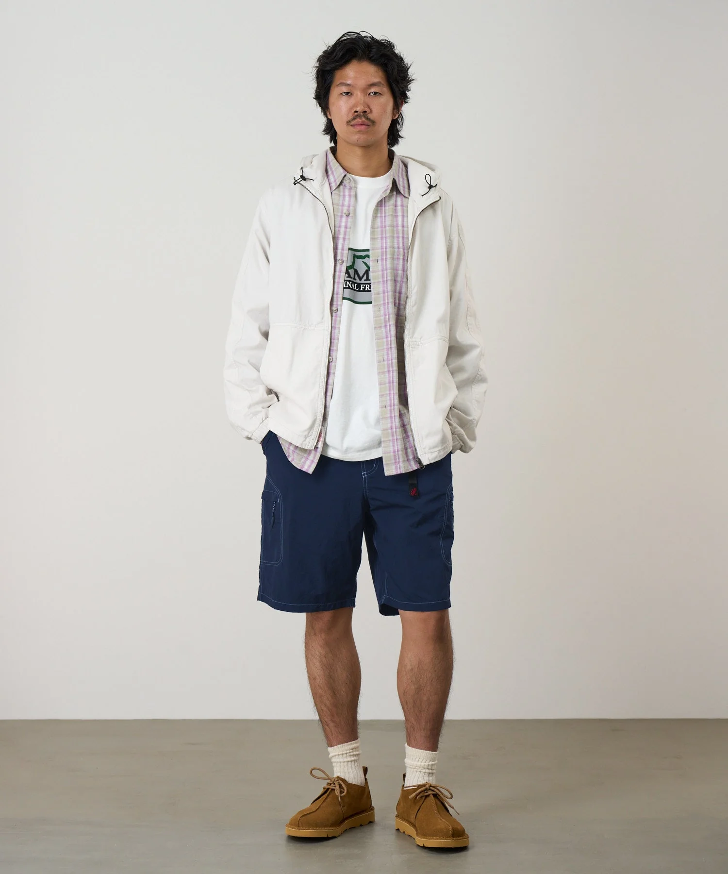 Gramicci Nylon Cliff Shorts (British Navy) - Image 2