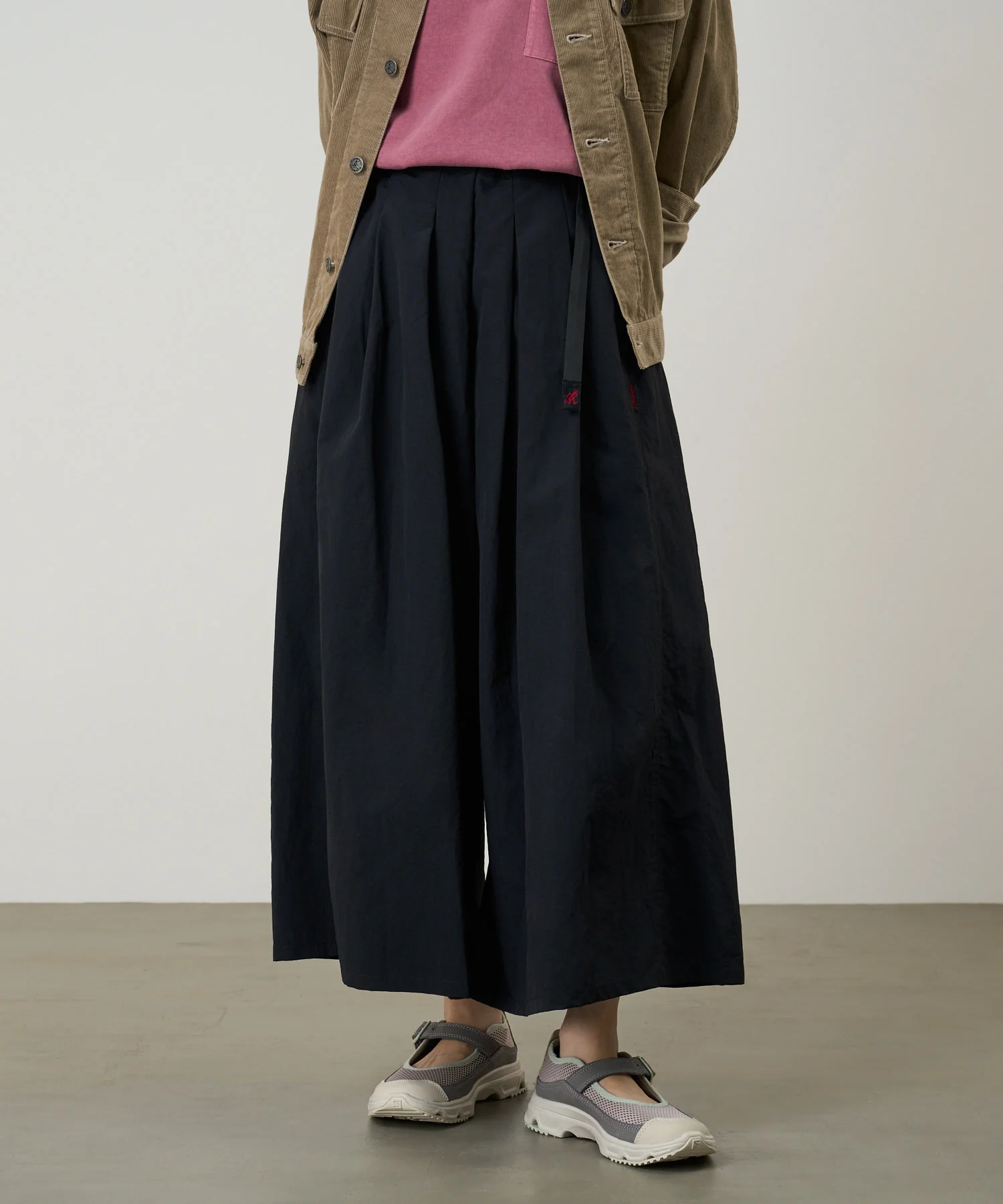 Gramicci Nylon Flare Pants (Black) - Image 4