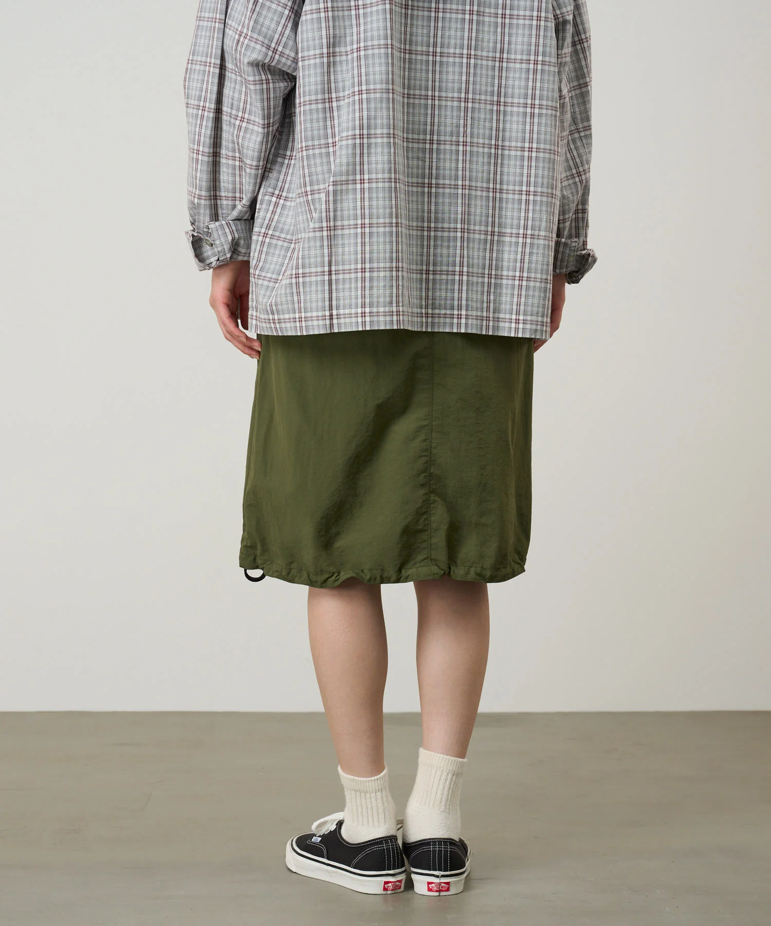 Gramicci Nylon Packable Midi Skirt (Olive) - Image 8