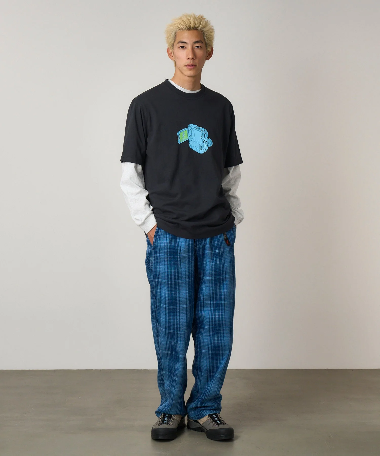 Gramicci O.G. Denim Plaid Pants (Indigo Checkered Plaid) - Image 3
