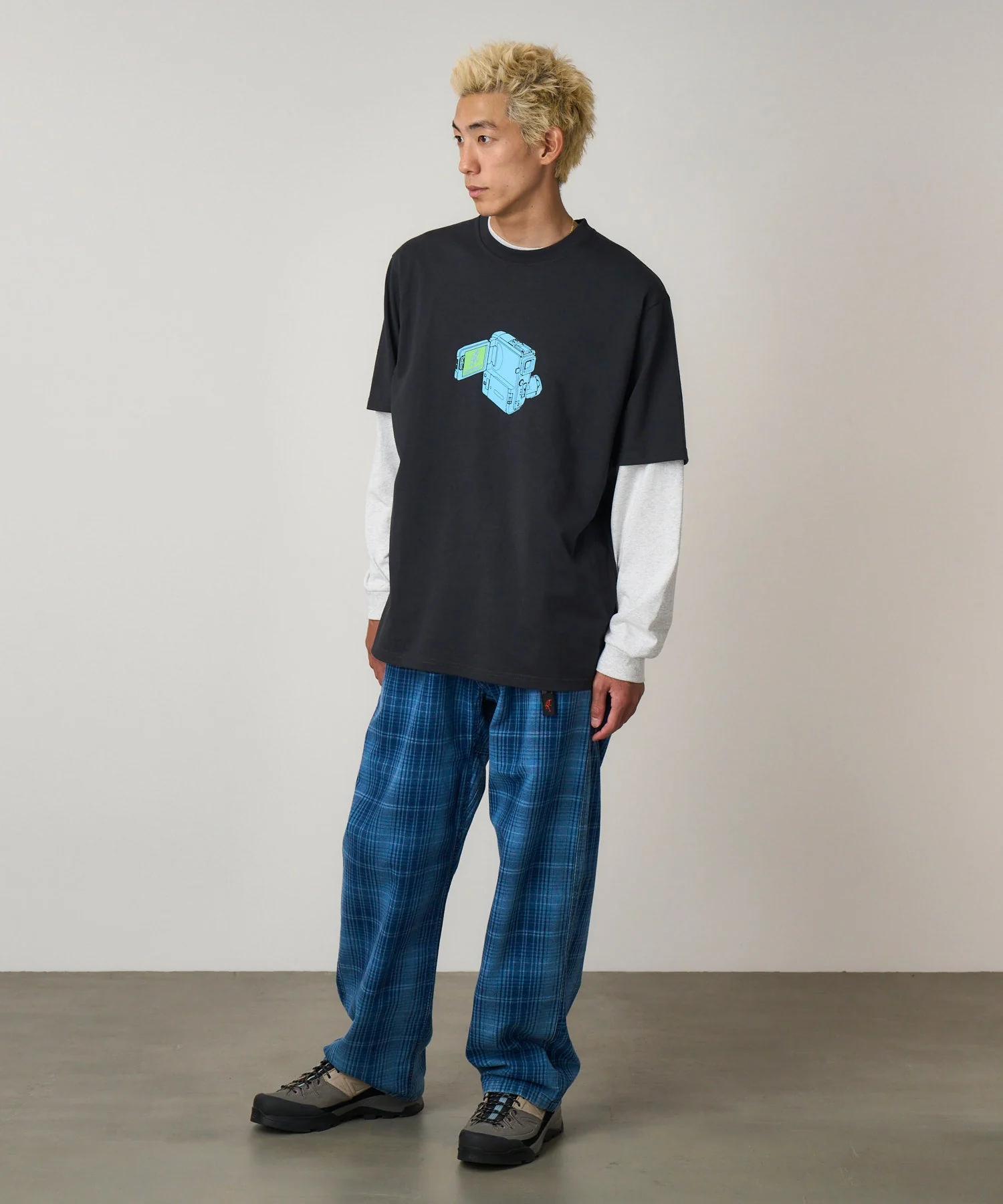 Gramicci O.G. Denim Plaid Pants (Indigo Checkered Plaid) - Image 4