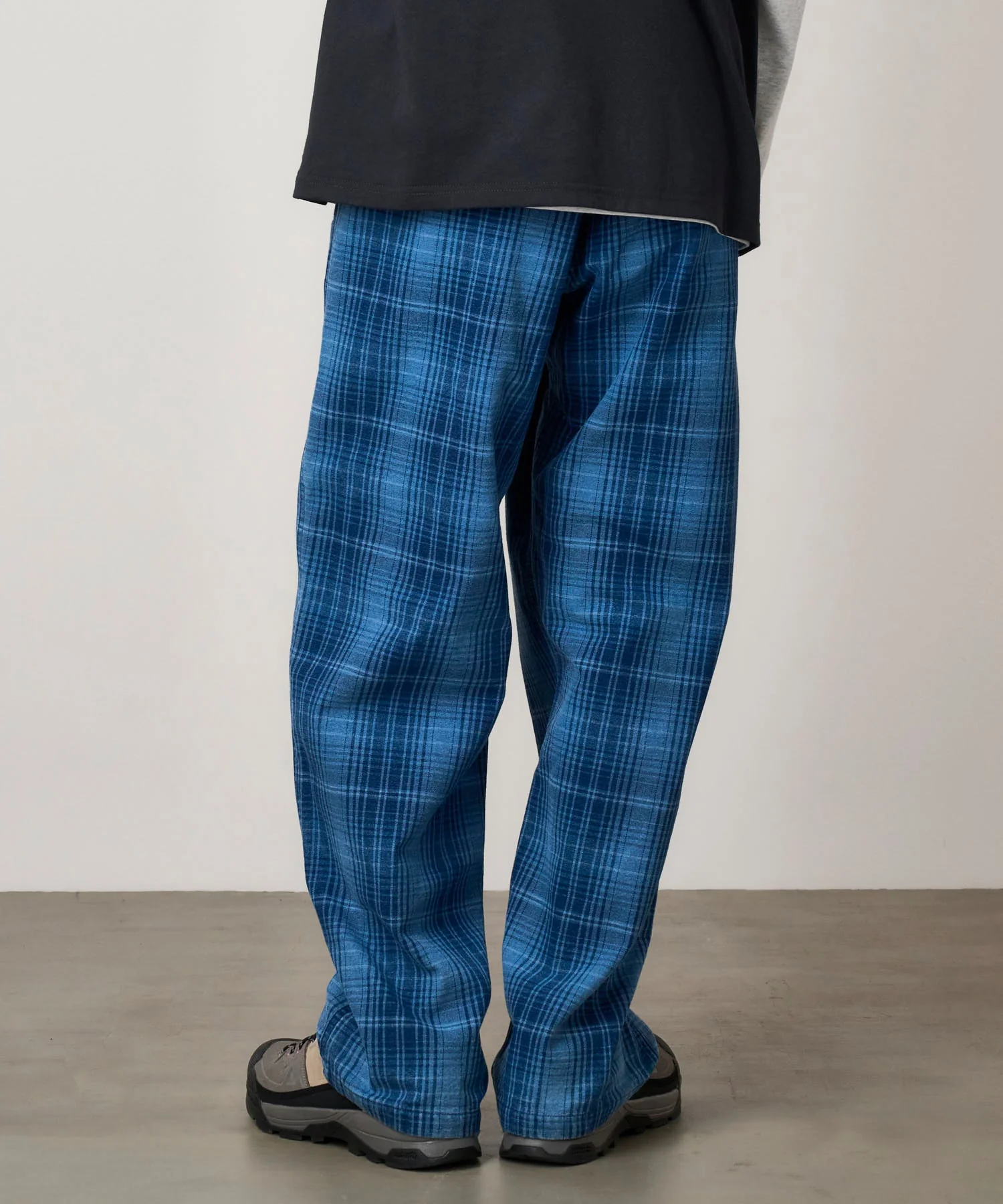 Gramicci O.G. Denim Plaid Pants (Indigo Checkered Plaid) - Image 7