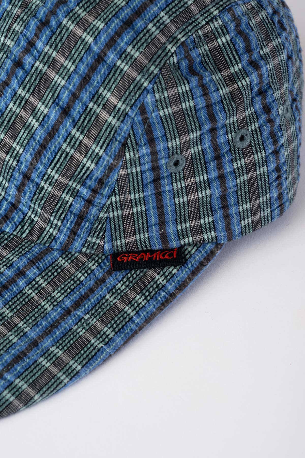 Gramicci O.G. Long Bill Cap (Multi Stripe Plaid) - Image 3