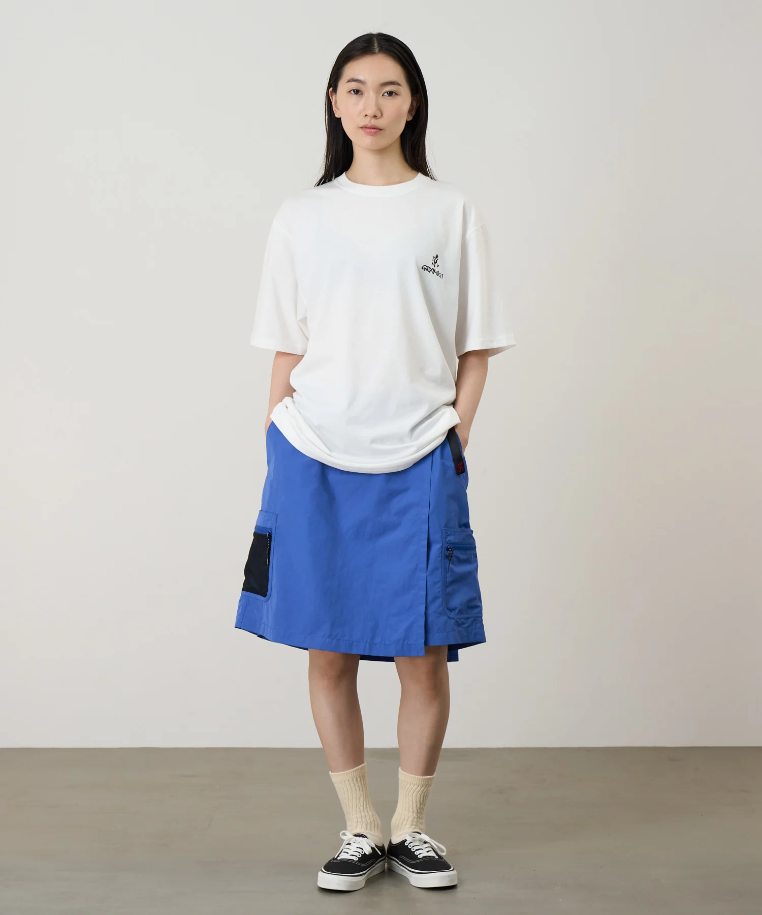 Gramicci One Point Logo Tee (White) - Image 2