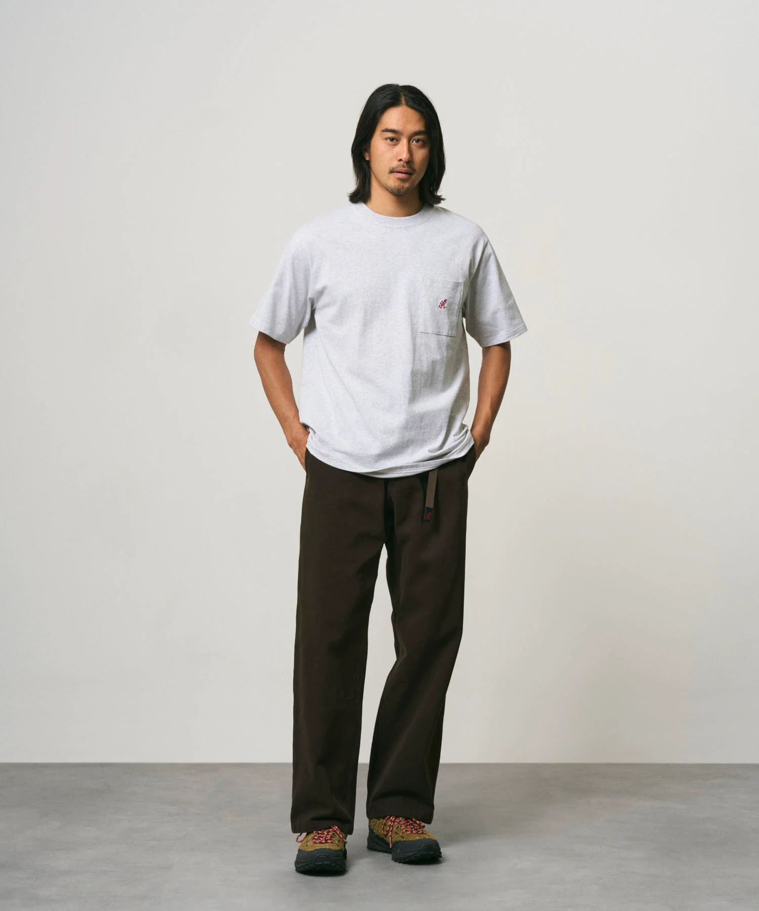 Gramicci One Point Tee (Ash Heather) - Image 2