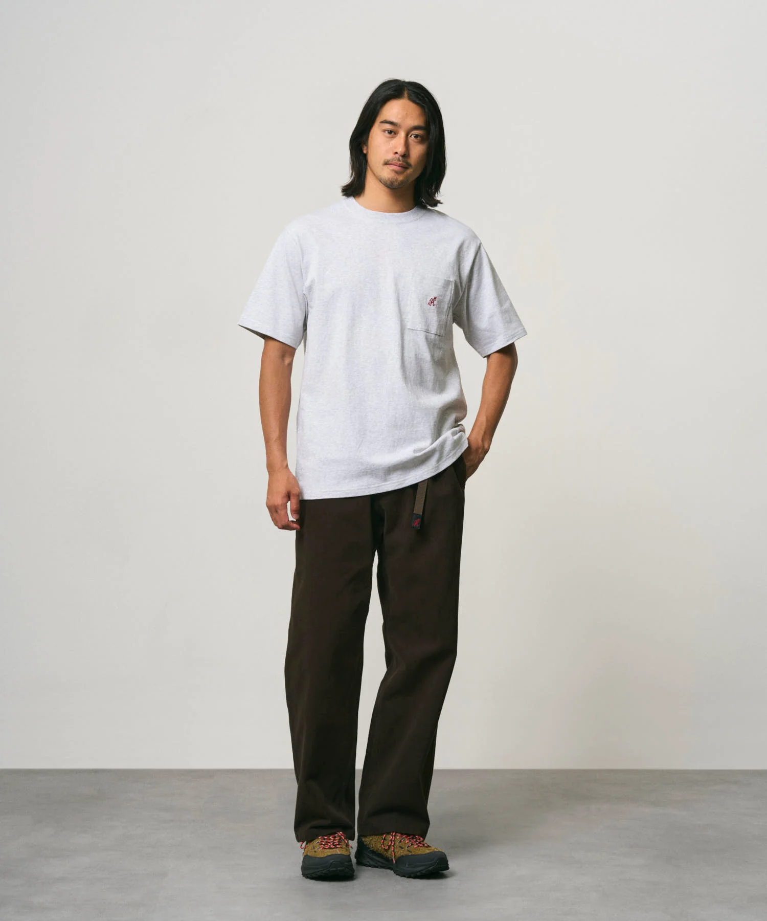 Gramicci One Point Tee (Ash Heather) - Image 3