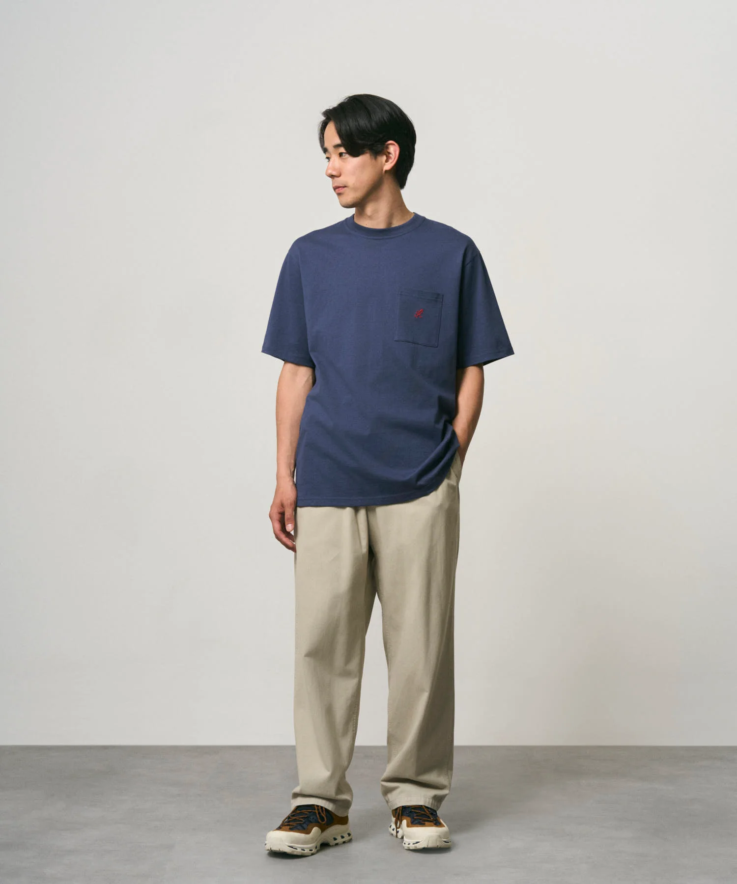 Gramicci One Point Tee (Navy) - Image 3