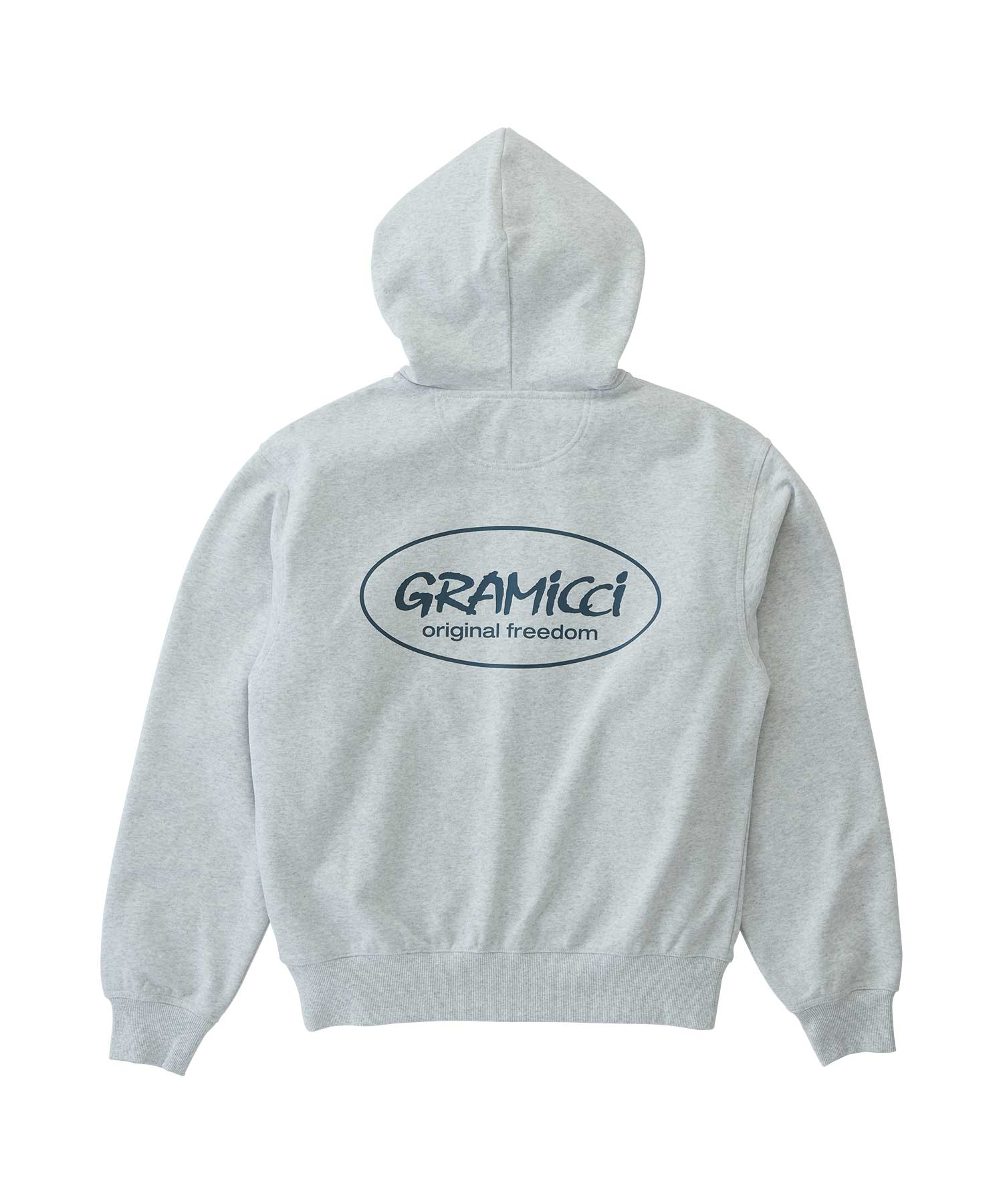 Gramicci Original Freedom Zip Hooded Sweatshirt (Heather Ash)