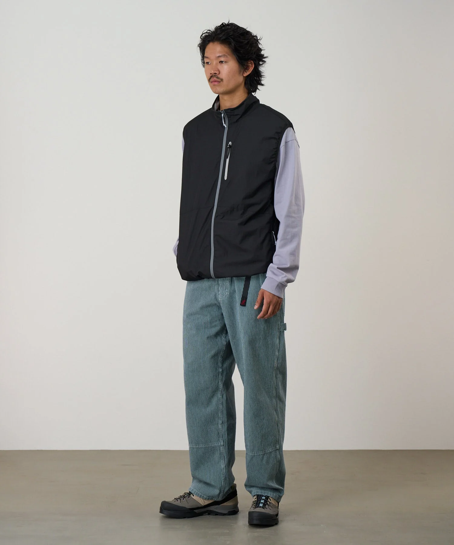 Gramicci Overdyed Hickory Work Pants (Navy) - Image 4