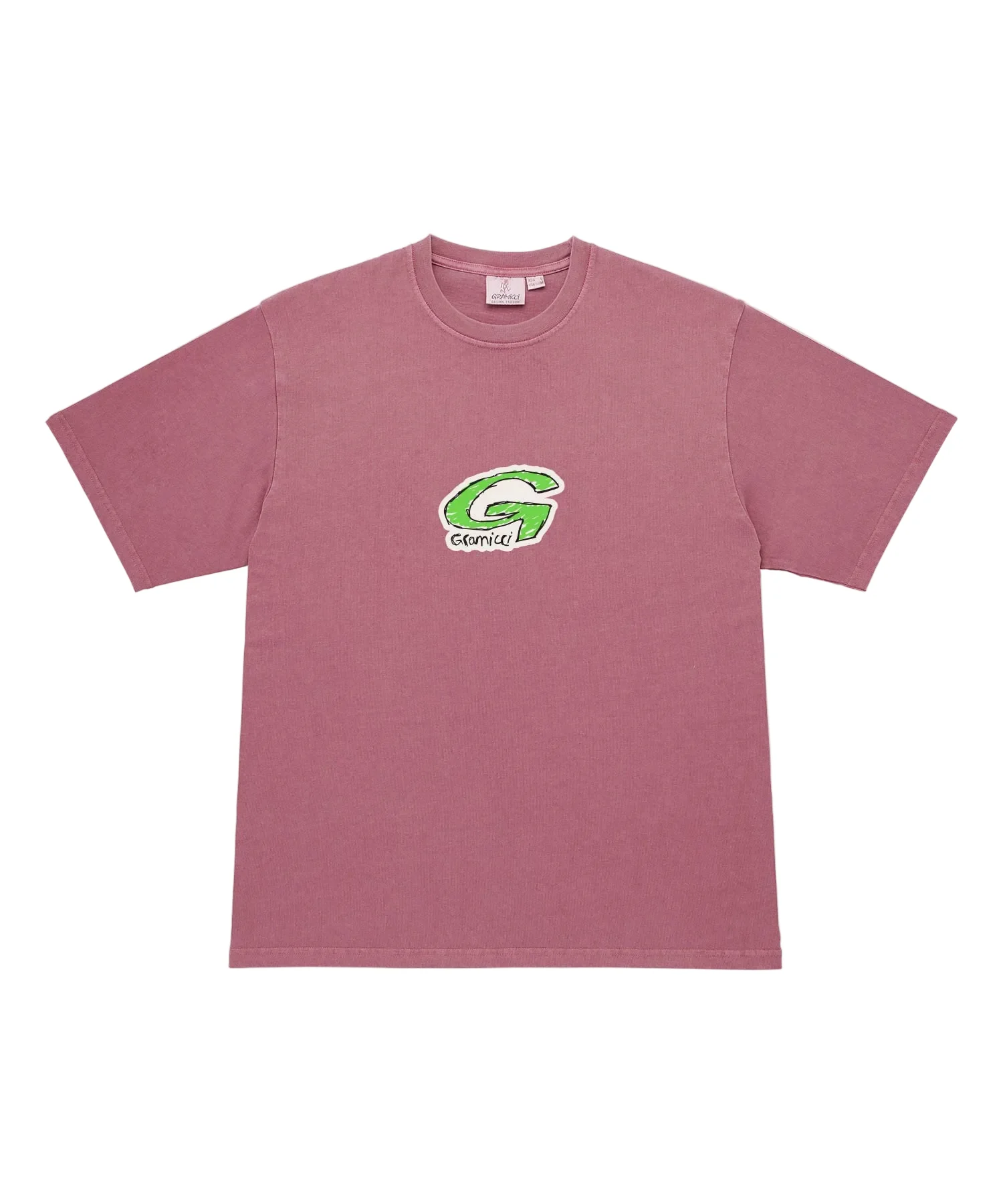 Gramicci Pigment Dyed G-Scribble Tee (Red Pigment)