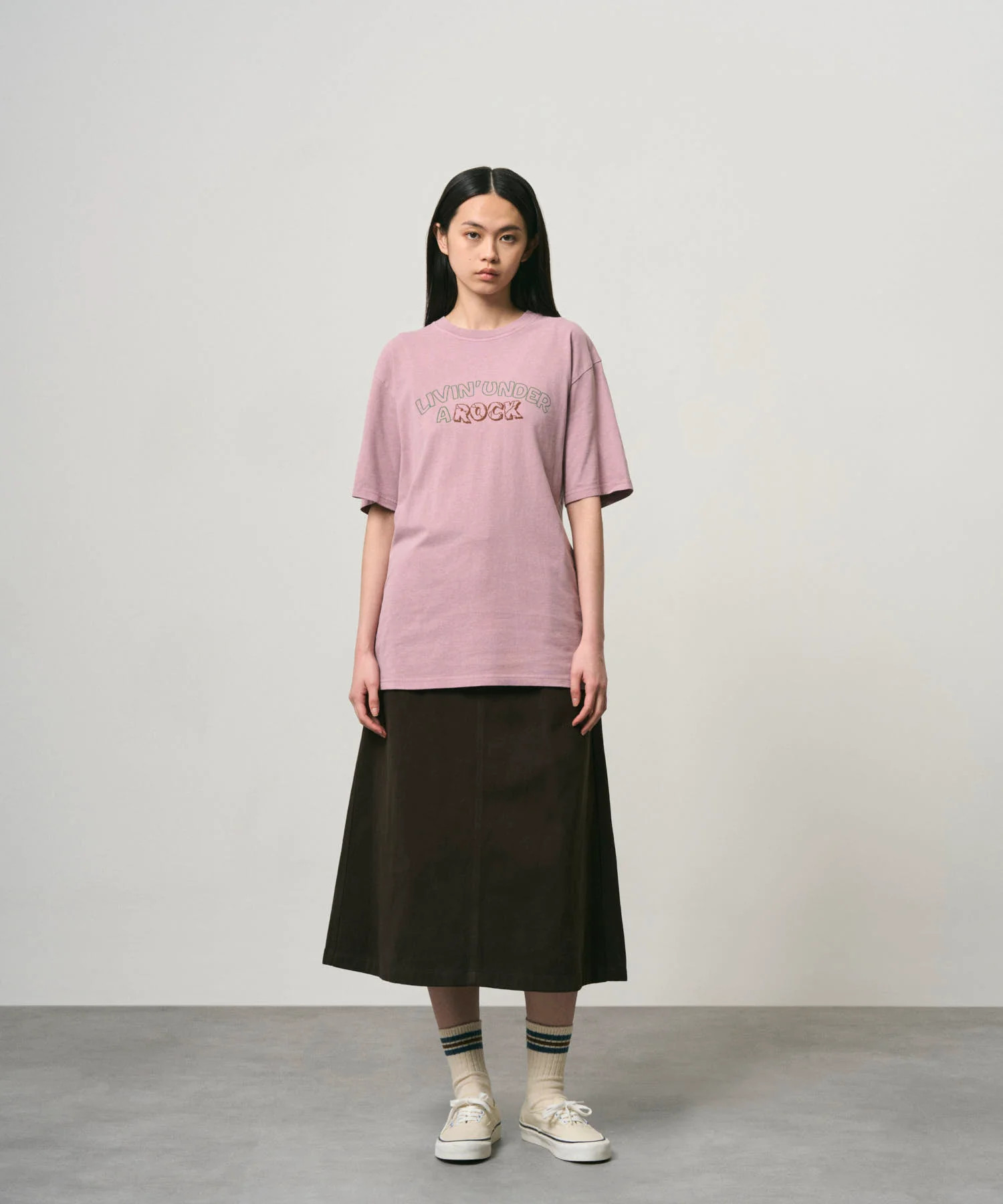 Gramicci Pigment Dyed Livin' Tee (Lilac Pigment) - Image 2