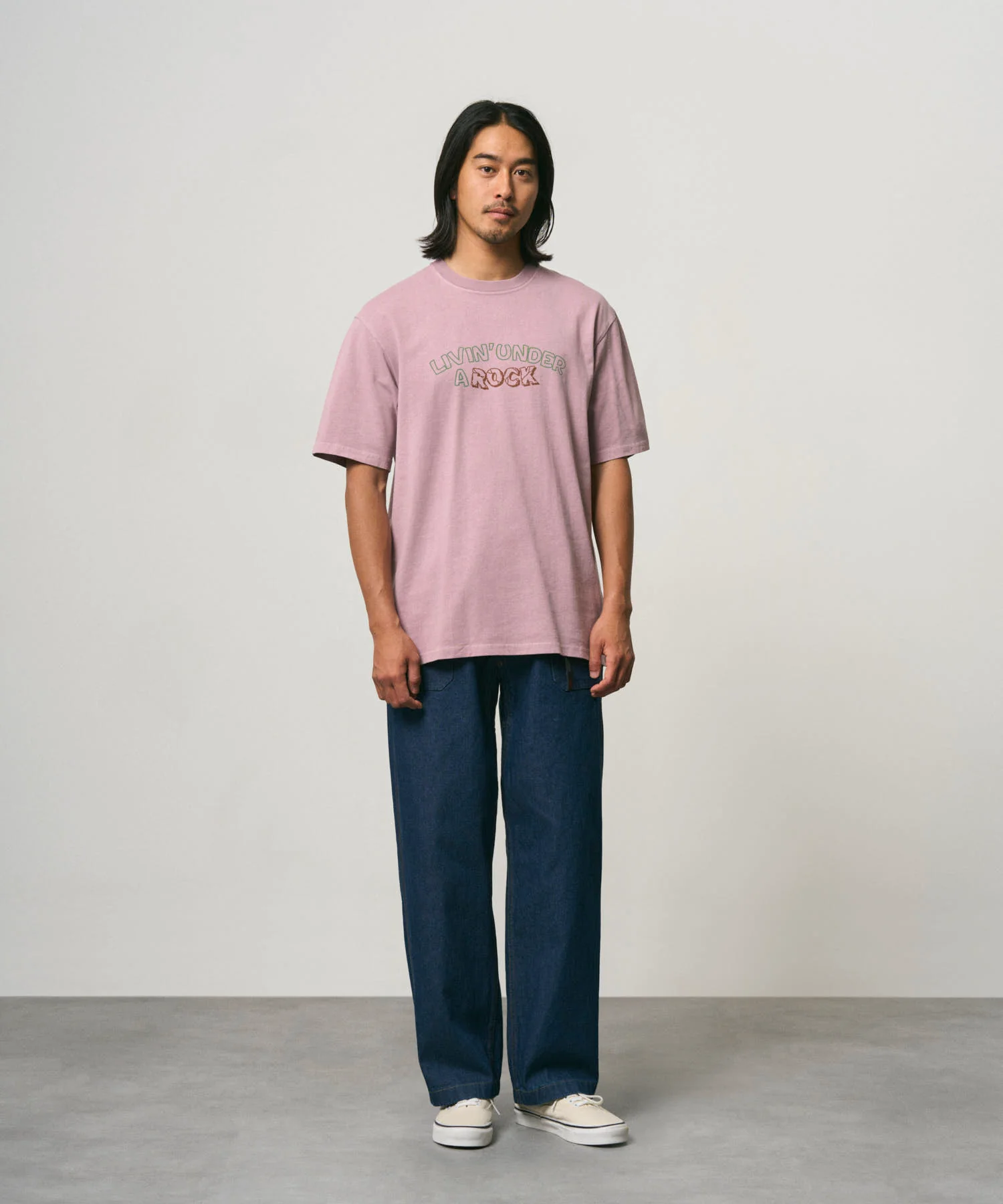 Gramicci Pigment Dyed Livin' Tee (Lilac Pigment) - Image 4