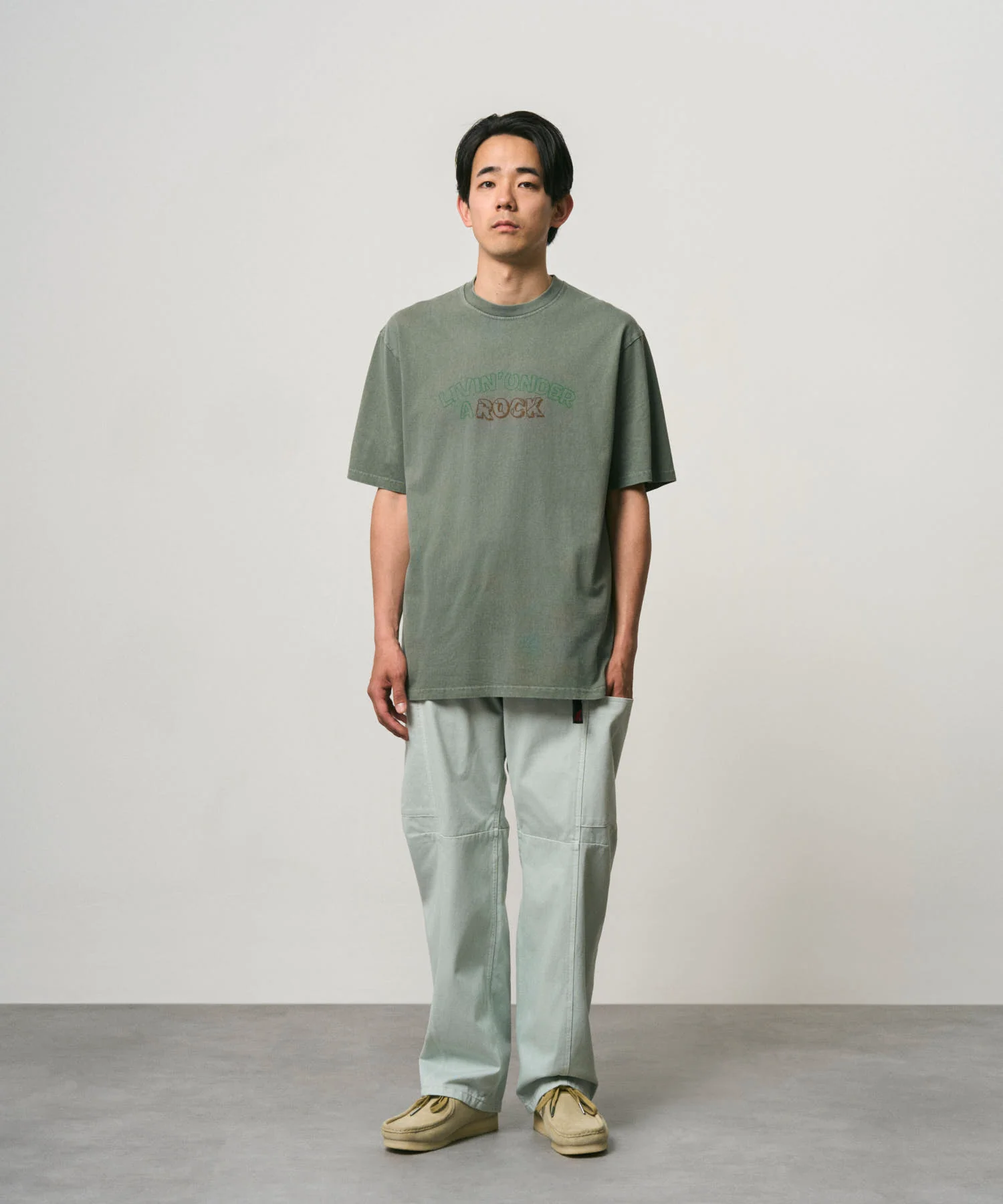 Gramicci Pigment Dyed Livin' Tee (Sage Pigment) - Image 2