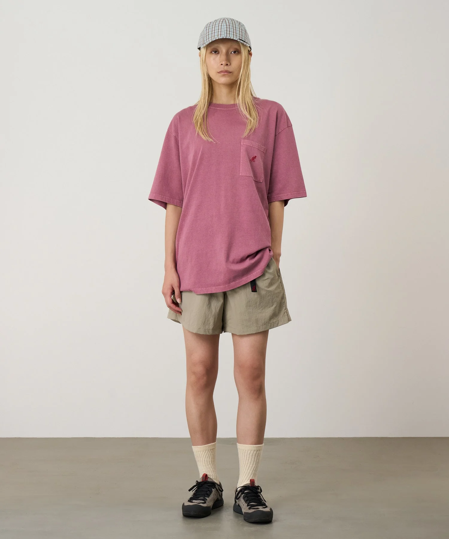 Gramicci Pigment Dyed One Point Tee (Red Pigment) - Image 3