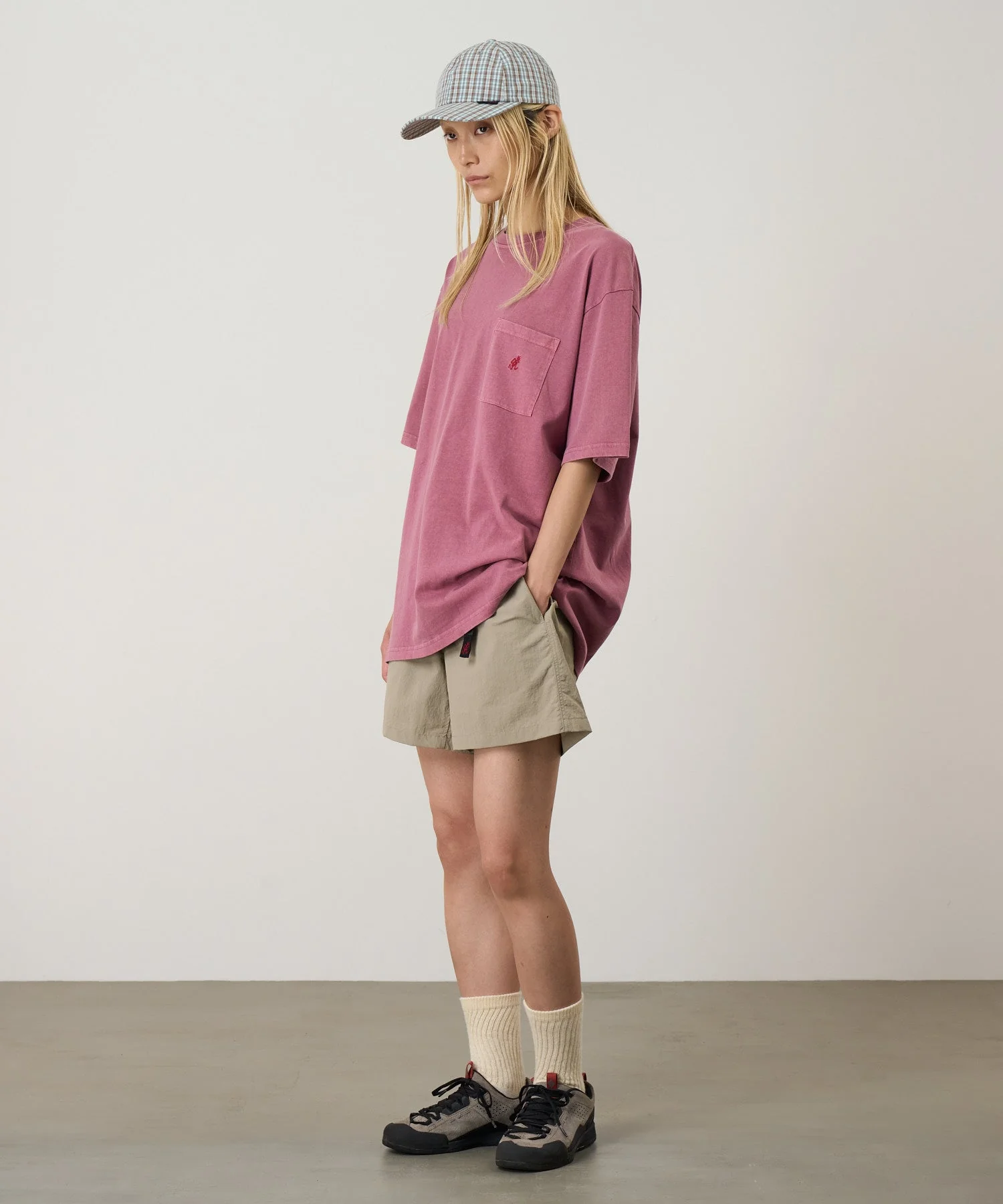 Gramicci Pigment Dyed One Point Tee (Red Pigment) - Image 4