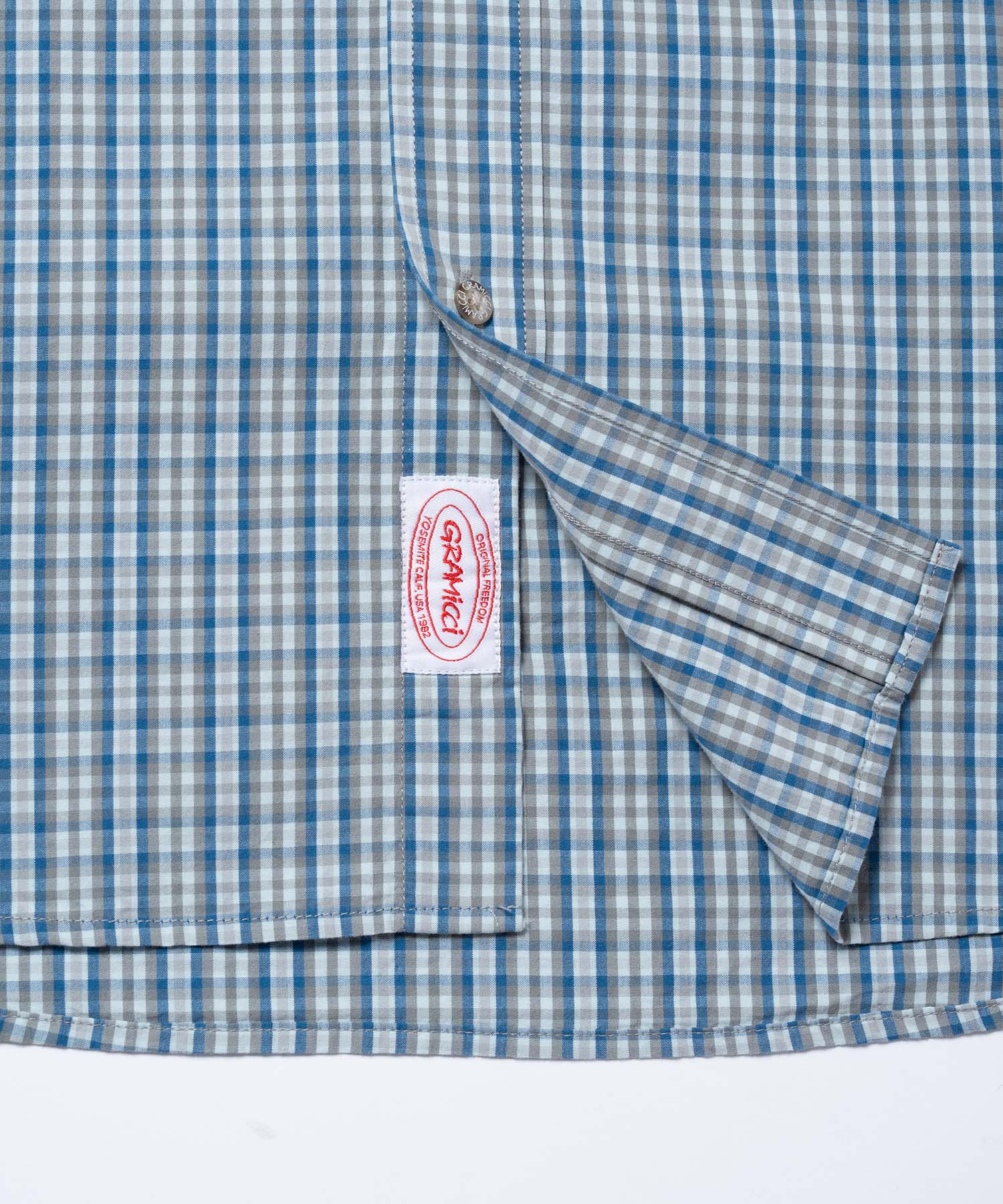 Gramicci Poplin Millwood Shirt (Blue) - Image 11