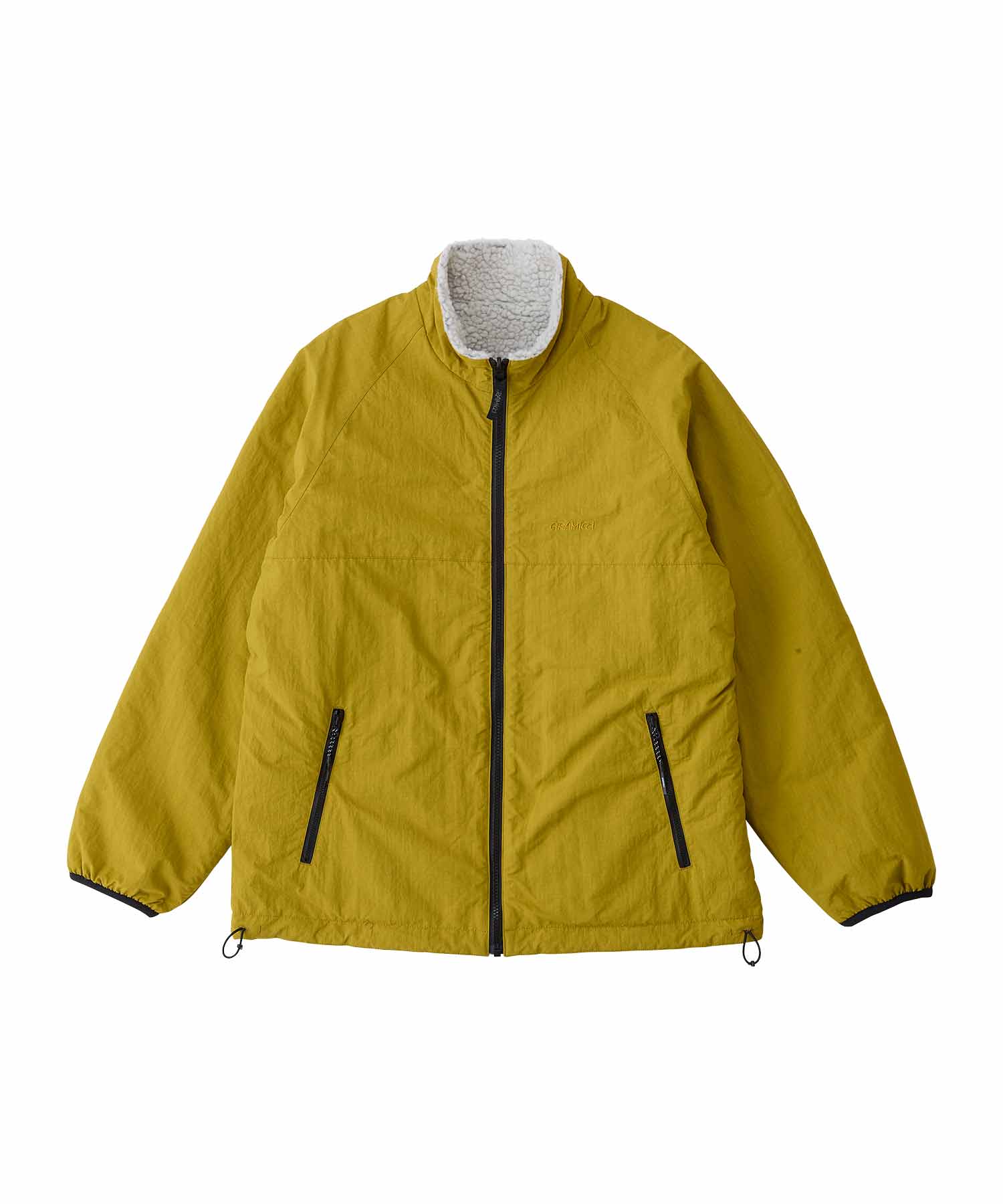 Gramicci Reversible Sherpa Jacket (Natural / Chartreuse) - Image 2