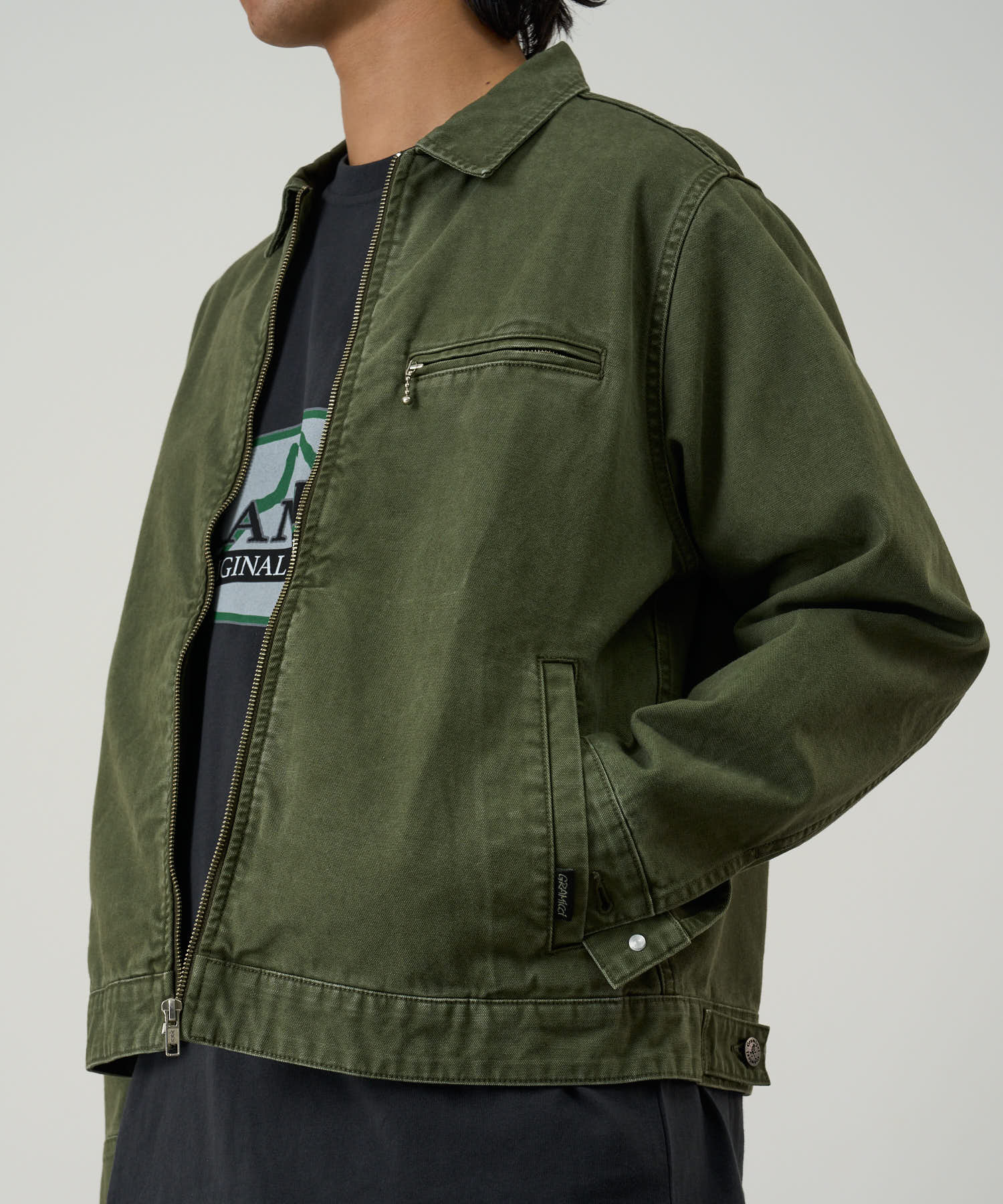 Gramicci Taos Canvas Jacket (Moss) - Image 6